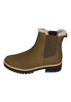 TOMS Damenschuhe Chelseaboots BENNET FAUX WR 10022757 military olive