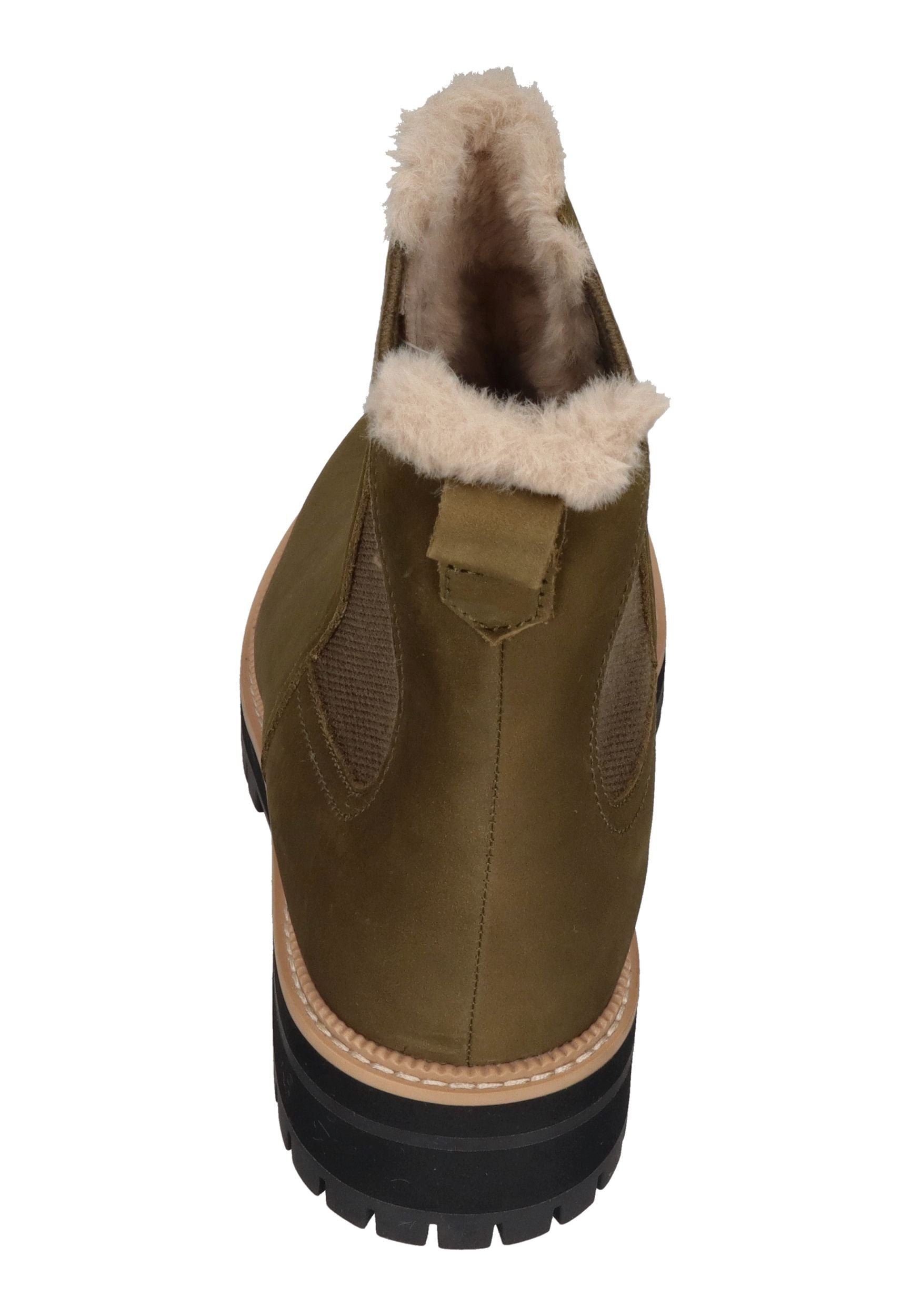 TOMS Damenschuhe Chelseaboots BENNET FAUX WR 10022757 military olive
