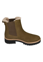 TOMS Damenschuhe Chelseaboots BENNET FAUX WR 10022757 military olive