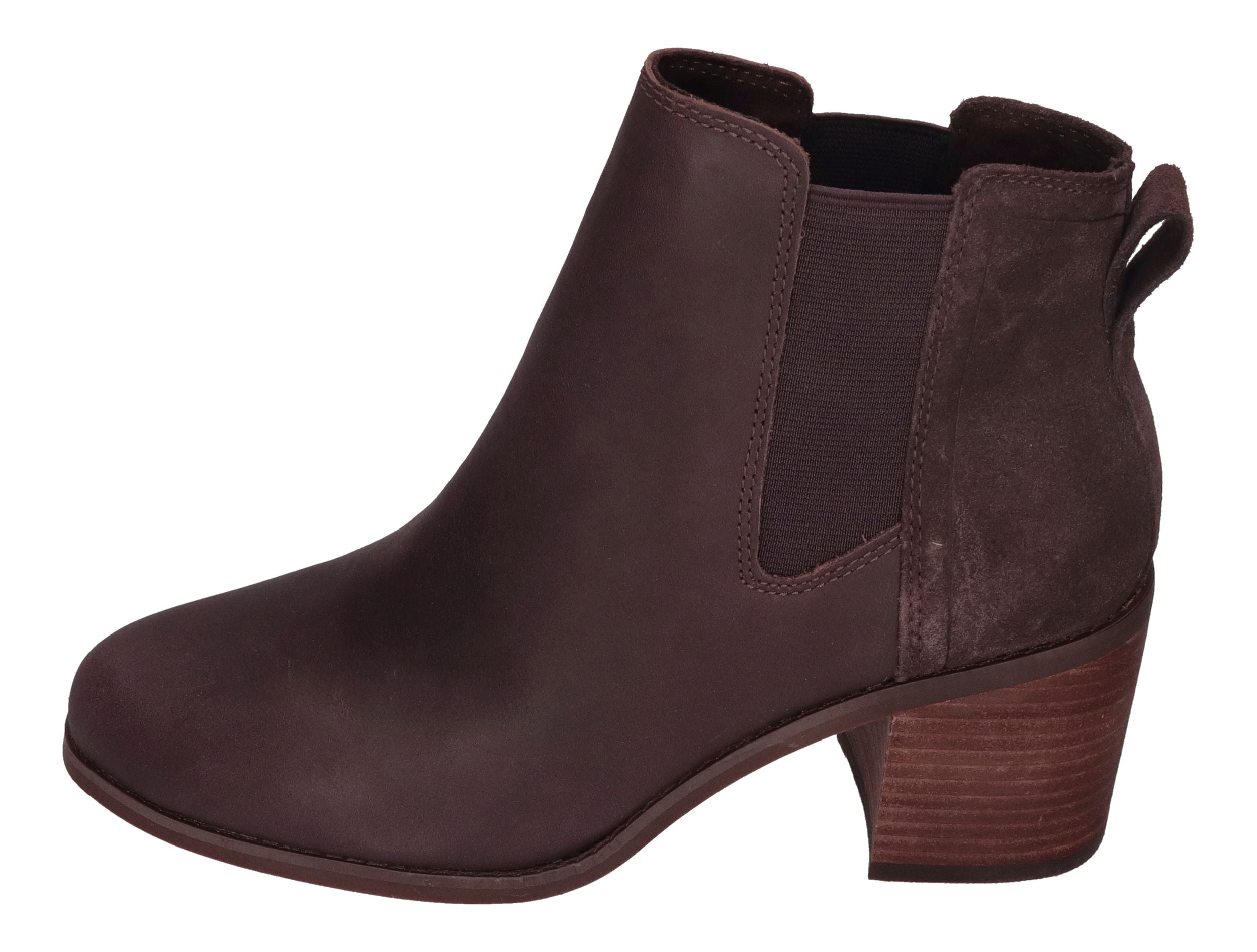 TOMS Damenschuhe - Stiefeletten EVELYN CHELSEA 10021334 - blackberry