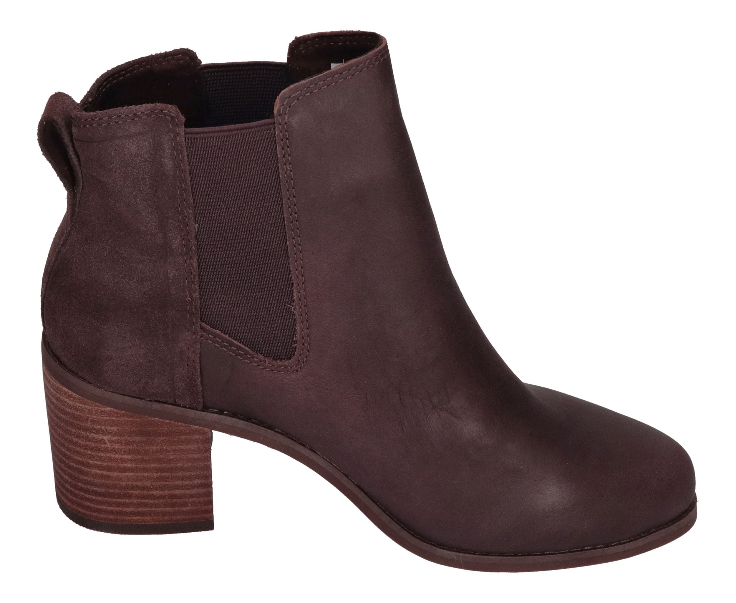 TOMS Damenschuhe - Stiefeletten EVELYN CHELSEA 10021334 - blackberry