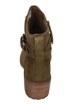 TOMS Damenschuhe Stiefeletten HAILEY BUCKLE 10022560 - military olive