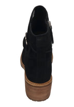 TOMS Damenschuhe - Stiefeletten HAILEY BUCKLE WR 10022549 black suede
