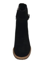 TOMS Damenschuhe - Stiefeletten HAILEY BUCKLE WR 10022549 black suede
