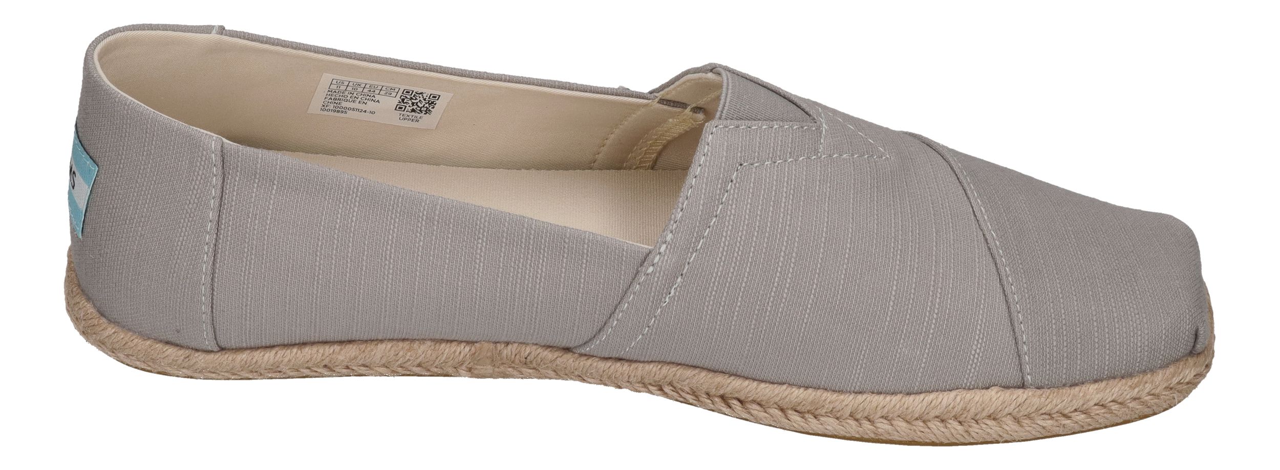 TOMS Herren - ALPARGATA ROPE 10019895 - drizzle grey