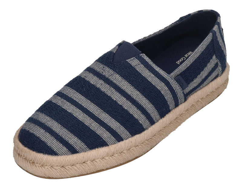 TOMS Herren - ALPARGATA ROPE 2.0 10021906 - navy beach stripe