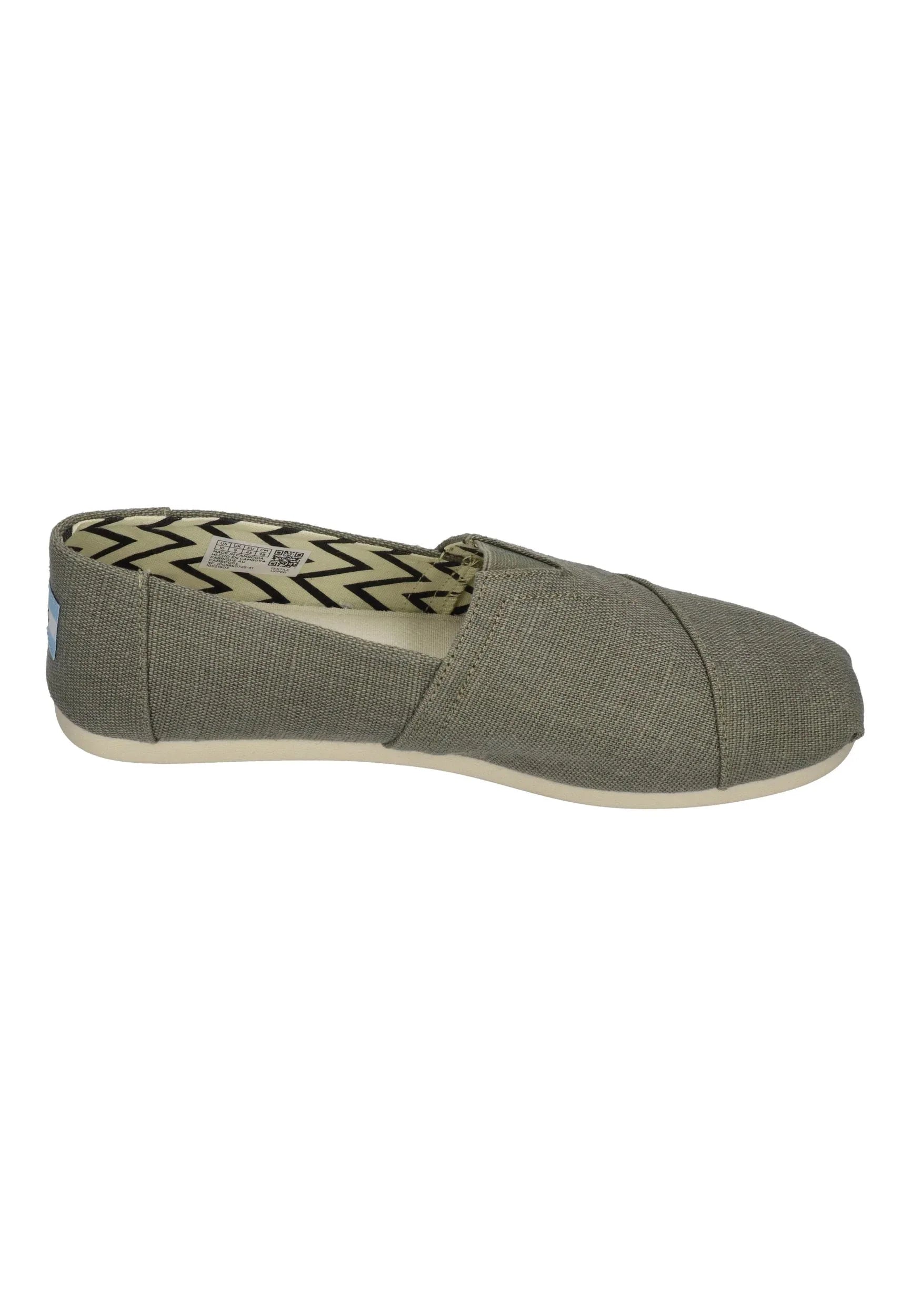 TOMS Herren Espadrilles ALPARGATA 10021903 vetiver grey heritage