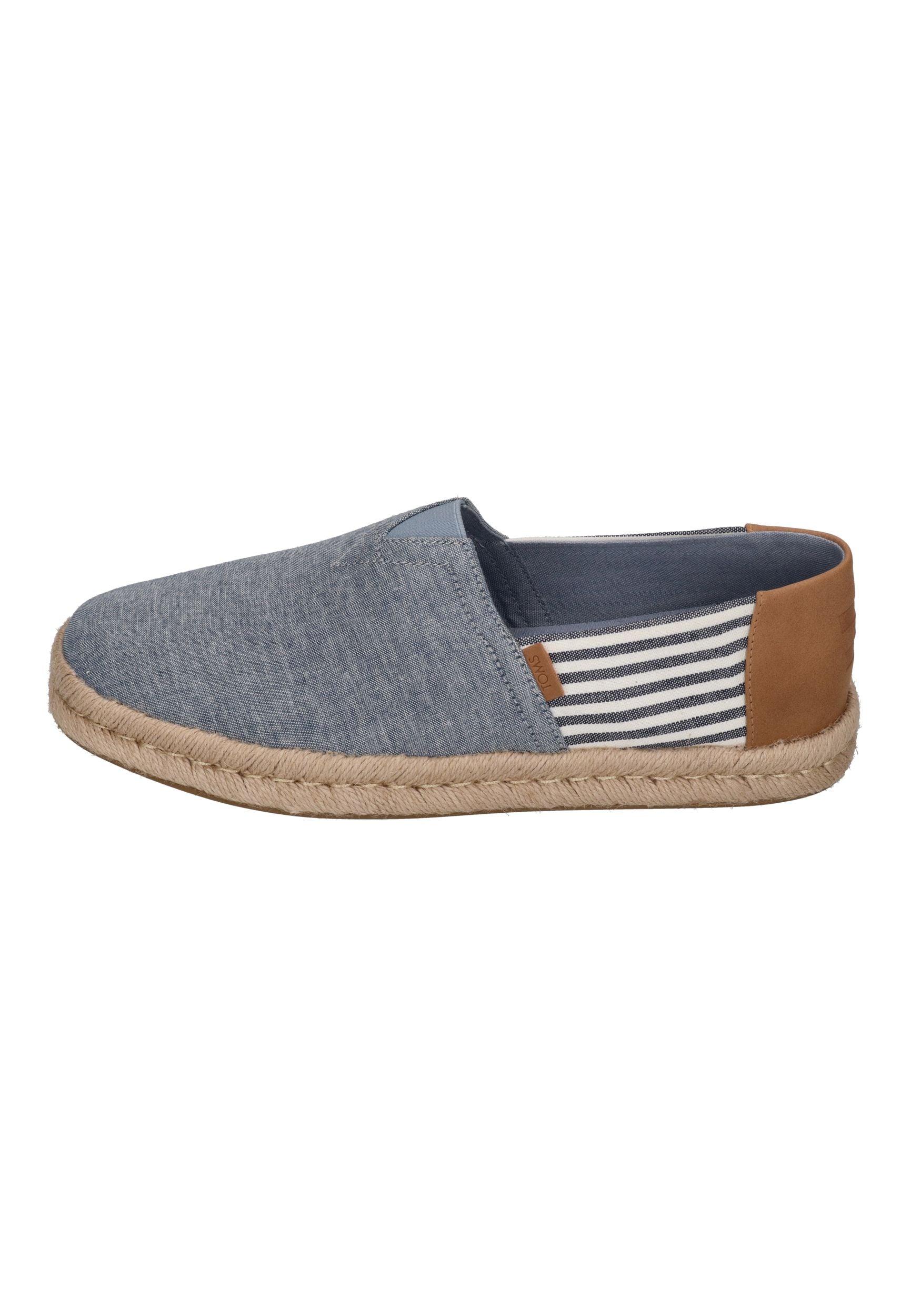TOMS Herren Espadrilles ALPARGATA ROPE 2.0 10023240 navy chamb naut stripe