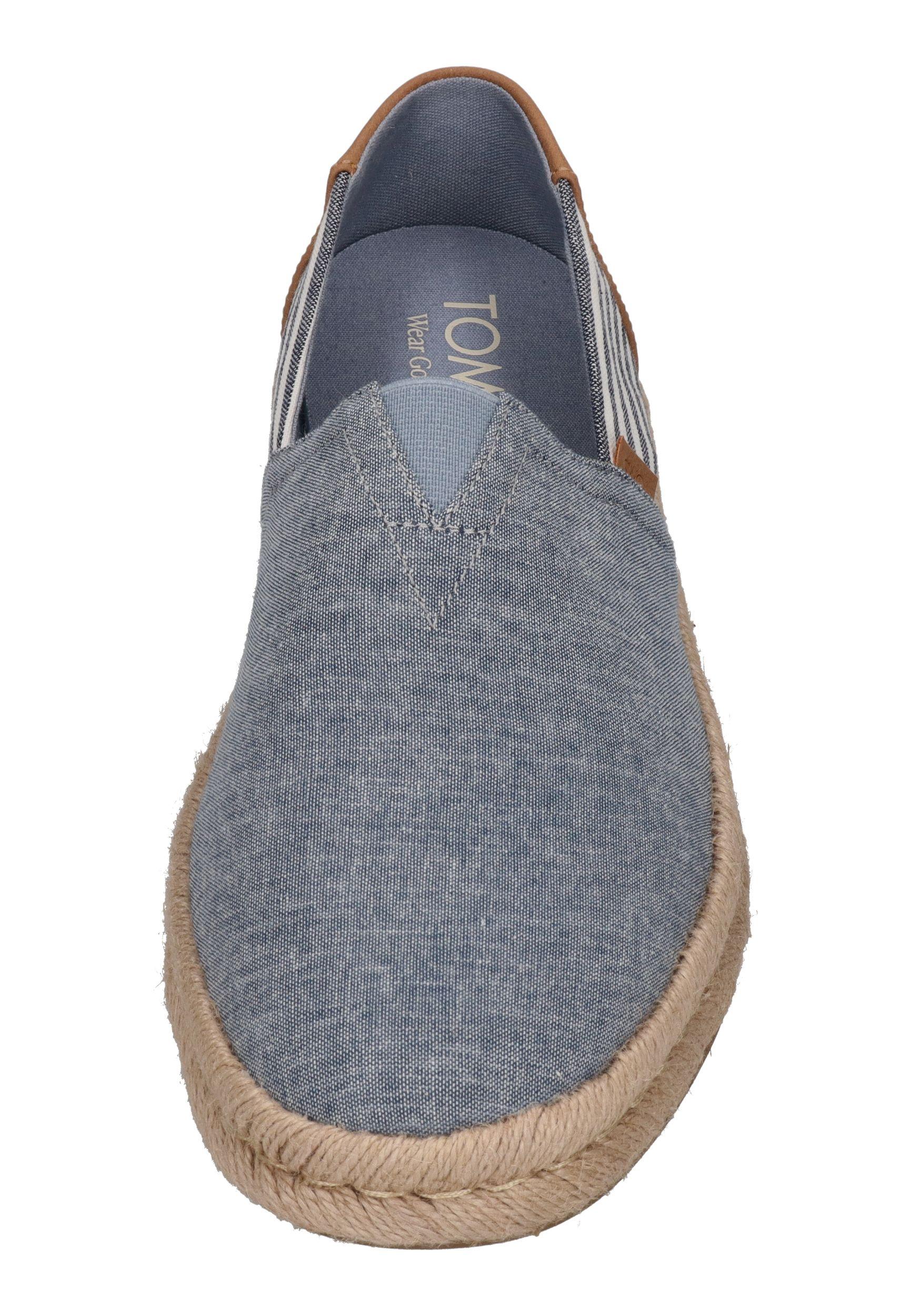 TOMS Herren Espadrilles ALPARGATA ROPE 2.0 10023240 navy chamb naut stripe