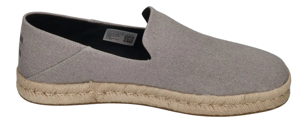 TOMS Herren Espadrilles SANTIAGO 10019874 drizzle grey recycled