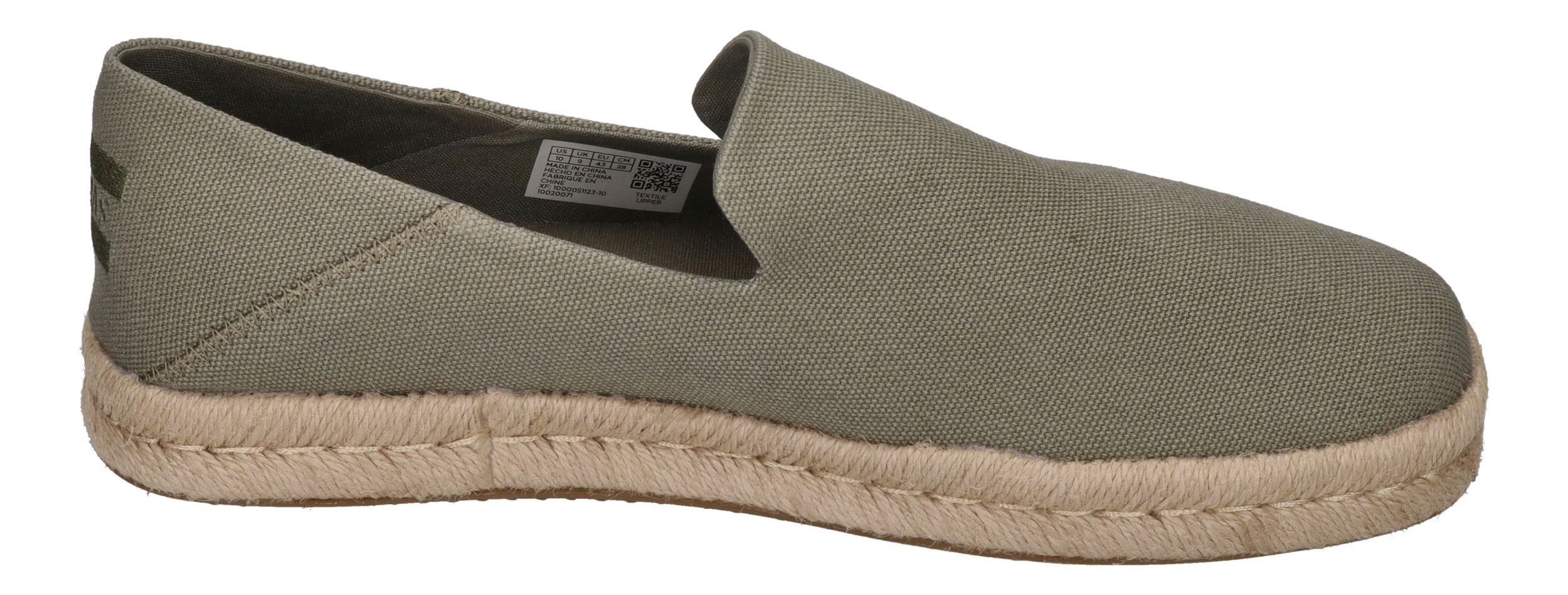 TOMS Herren Espadrilles SANTIAGO 10020071 - vetiver grey