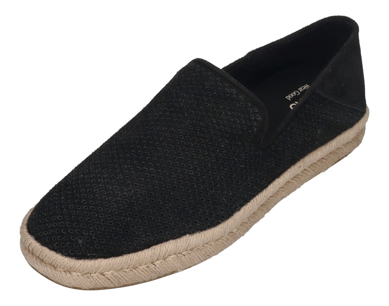 TOMS Herren Espadrilles SANTIAGO 10021909 - black dp suede