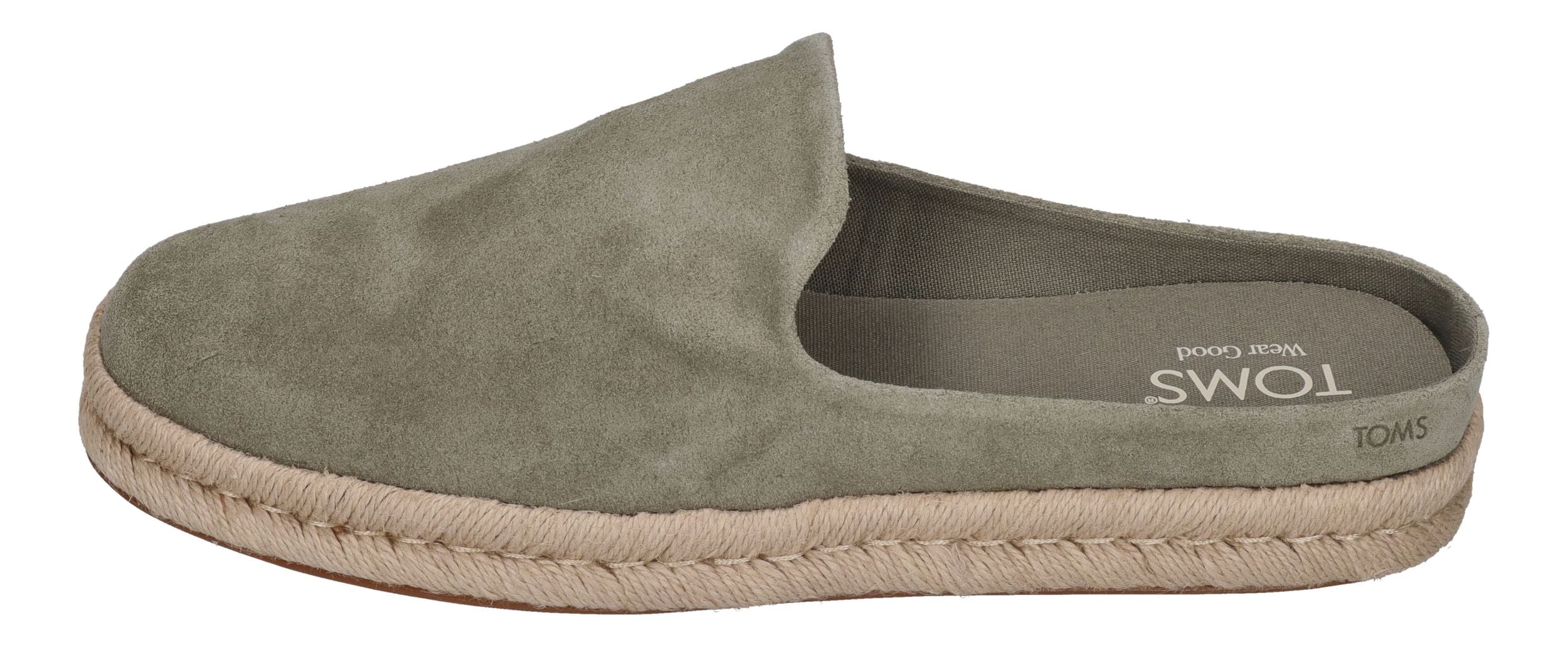 TOMS Herren Espadrilles SANTIAGO MULE 10021897 - vetiver grey suede