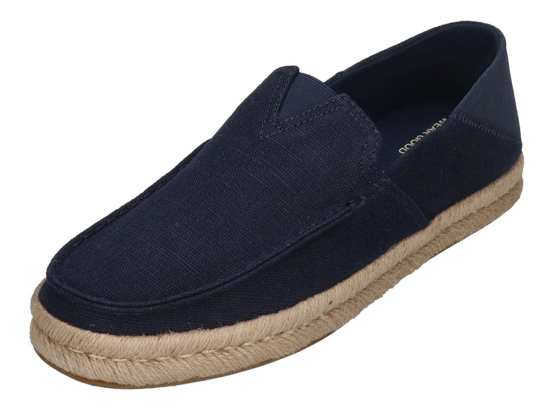 TOMS Herrenschuhe ALONSO LOAFER ROPE 10020889 - navy heritage
