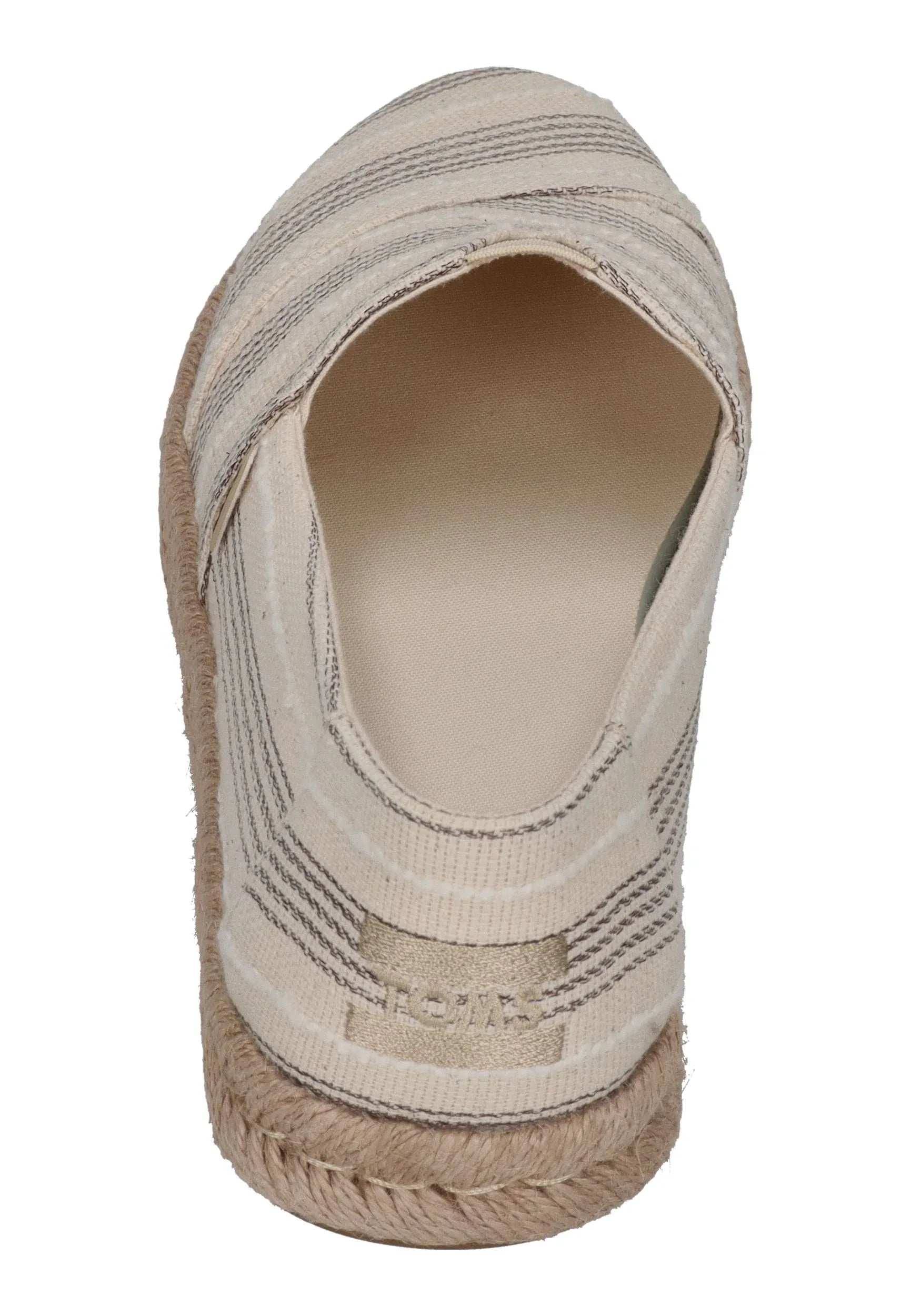 TOMS Damen Espadrilles ALPARGATA ROPE 2.0 10023038 natural metallic stripe