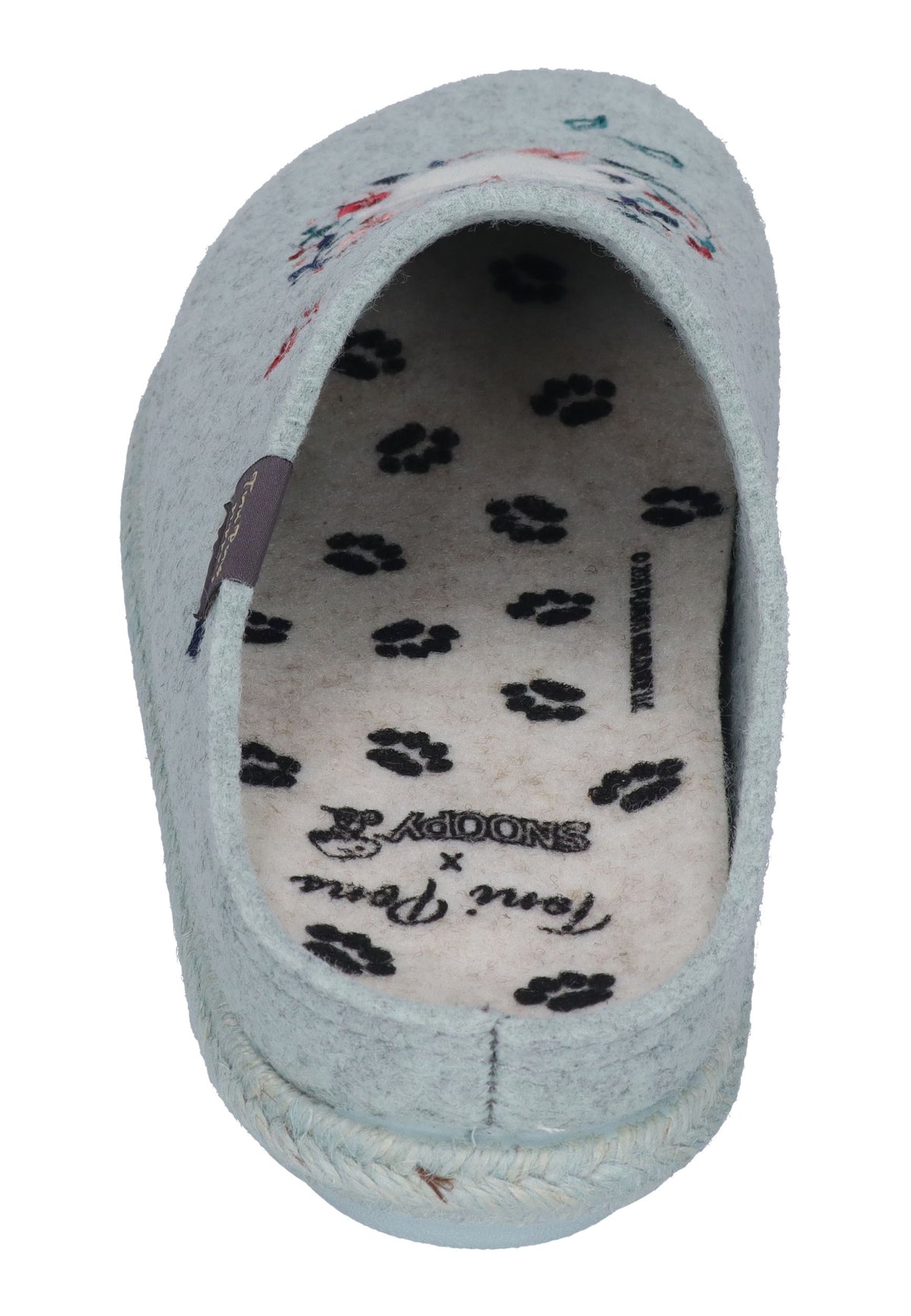 TONI PONS X SNOOPY Damen Hausschuhe SNOOPY aqua