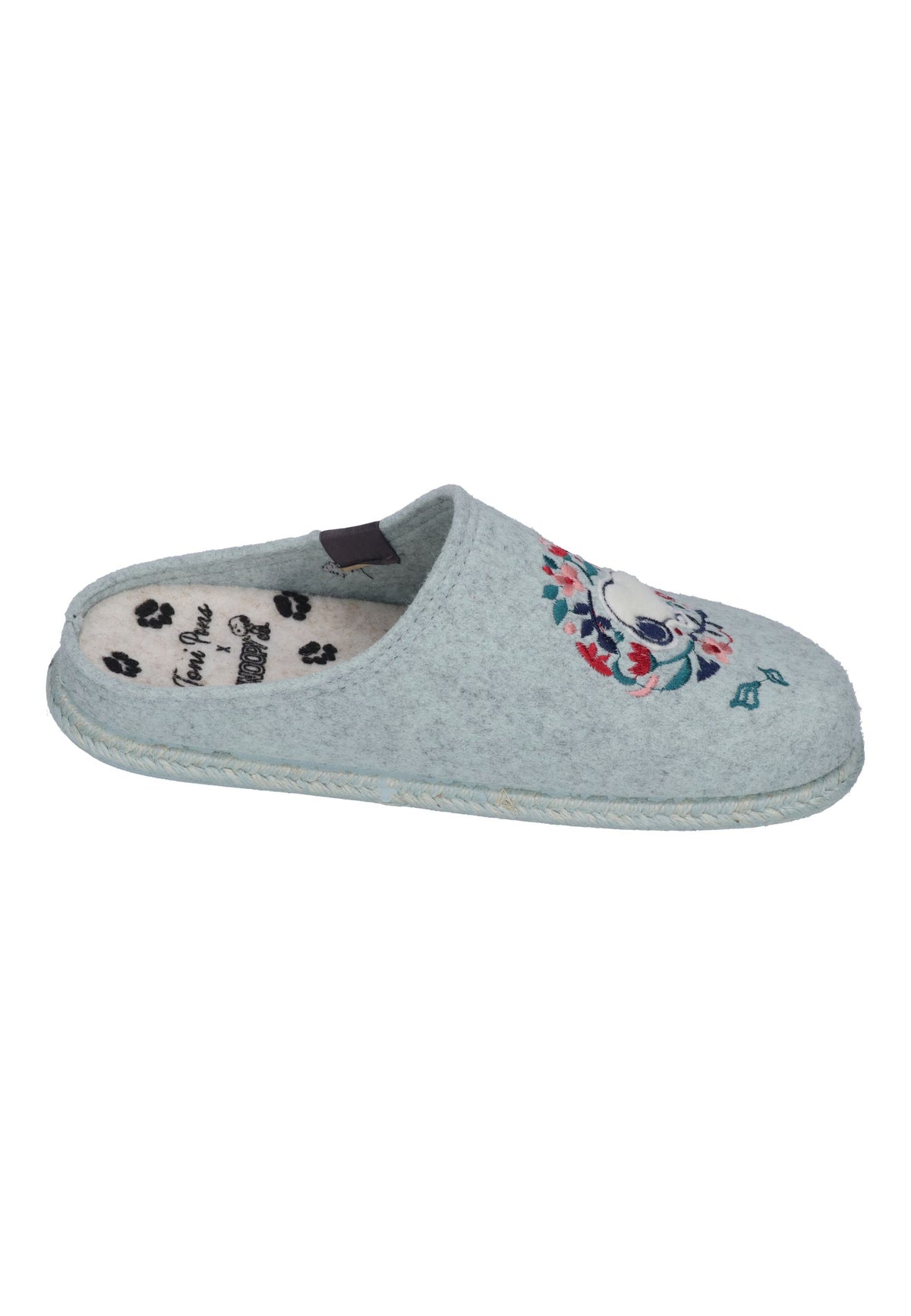 TONI PONS X SNOOPY Damen Hausschuhe SNOOPY aqua