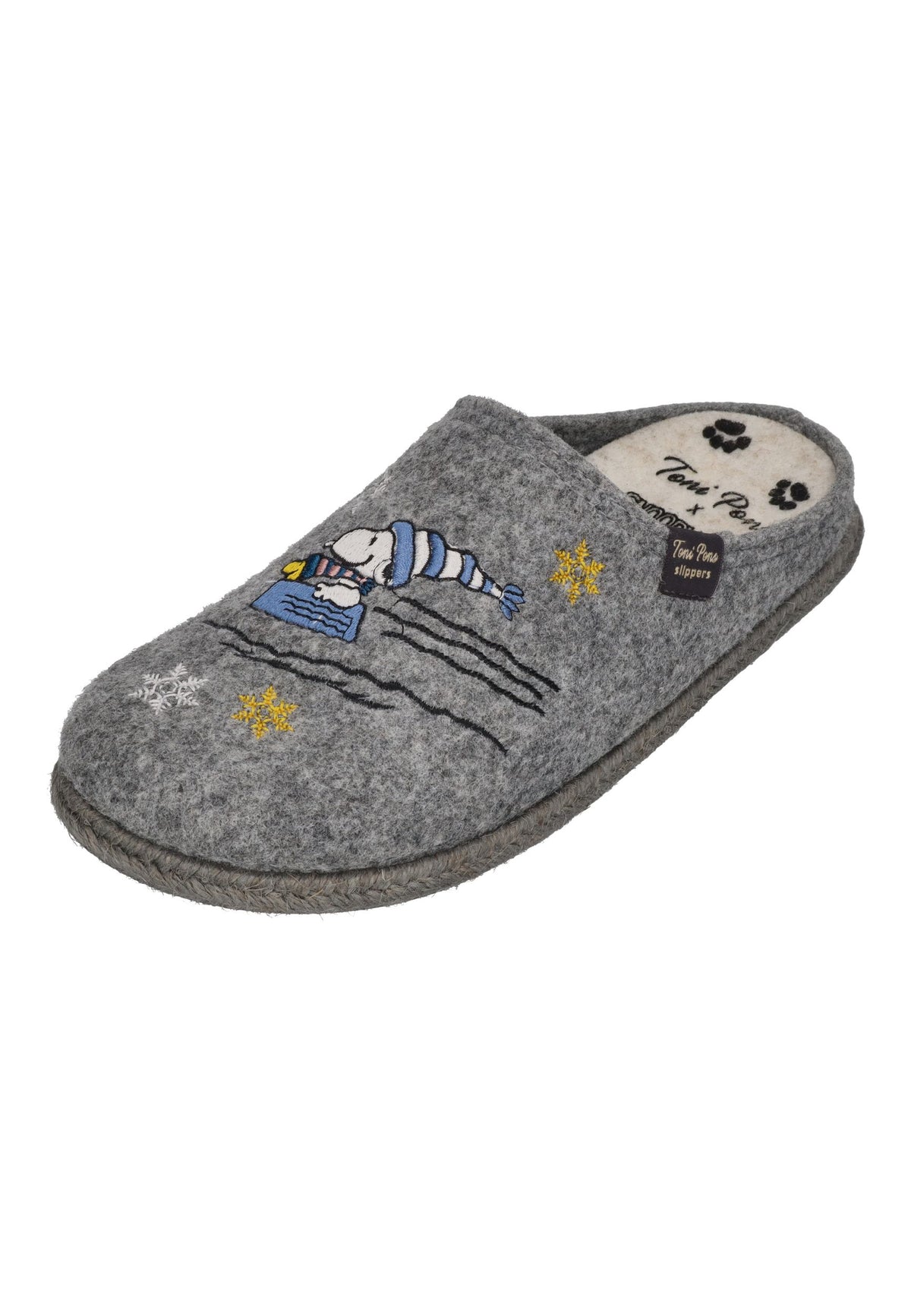 TONI PONS X SNOOPY Damen Hausschuhe SNOOPY gris