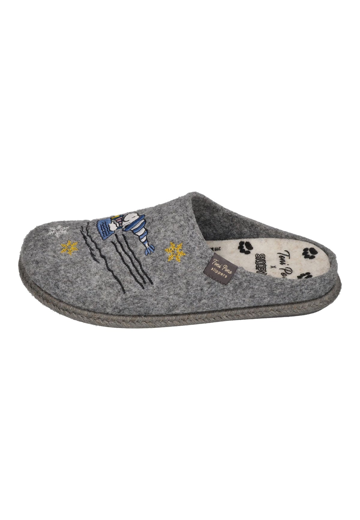 TONI PONS X SNOOPY Damen Hausschuhe SNOOPY gris
