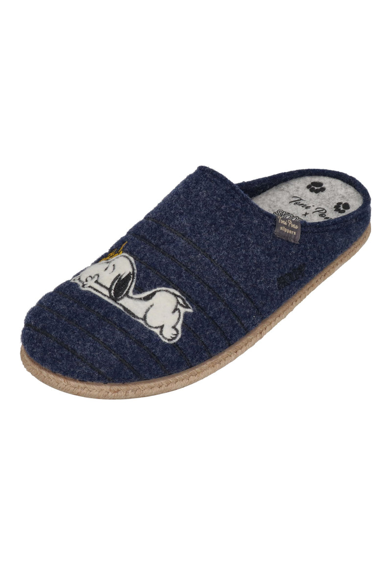 TONI PONS X SNOOPY Herrenschuhe Hausschuhe CHARLIE BLAU