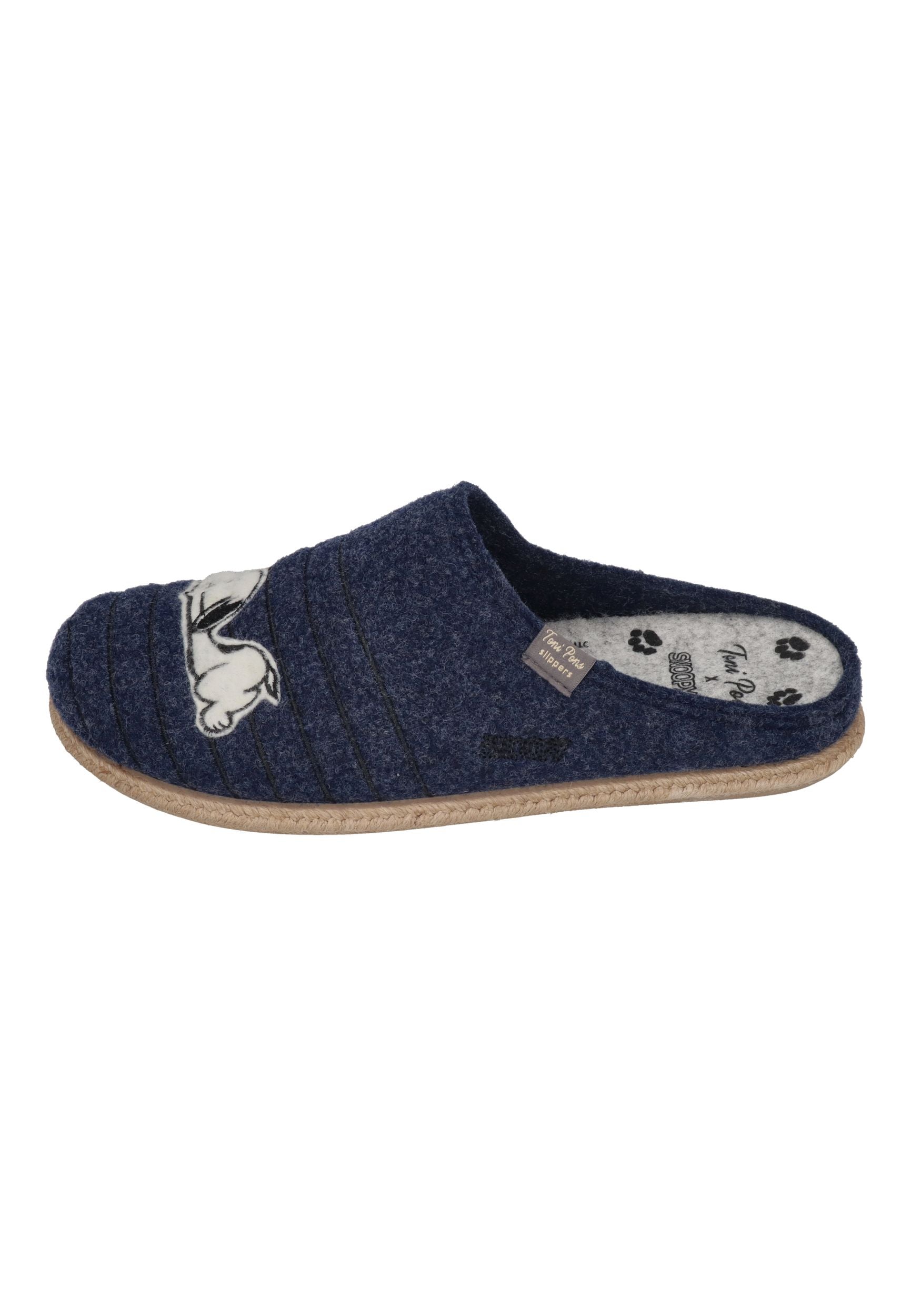 TONI PONS X SNOOPY Herrenschuhe Hausschuhe CHARLIE BLAU