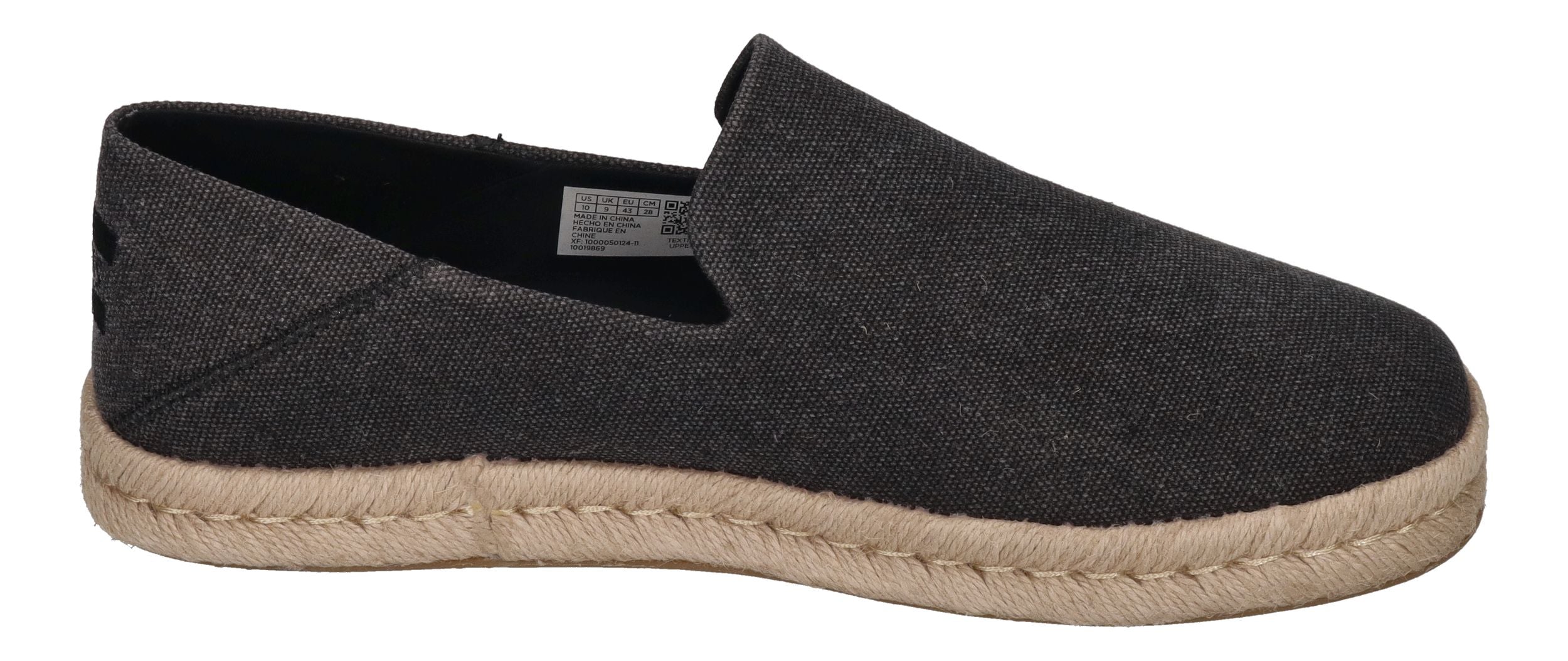 TOMS Herren Espadrilles SANTIAGO 10019869 - black