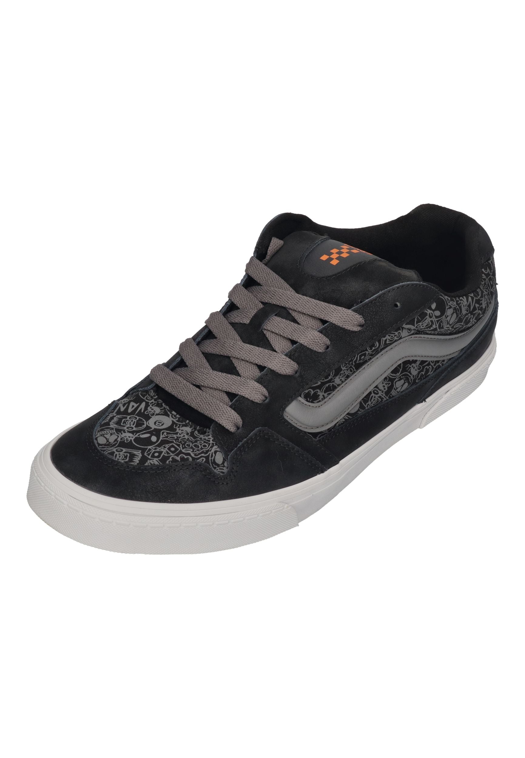 VANS Herren Sneakers CALDRONE Skate Doodle black orange