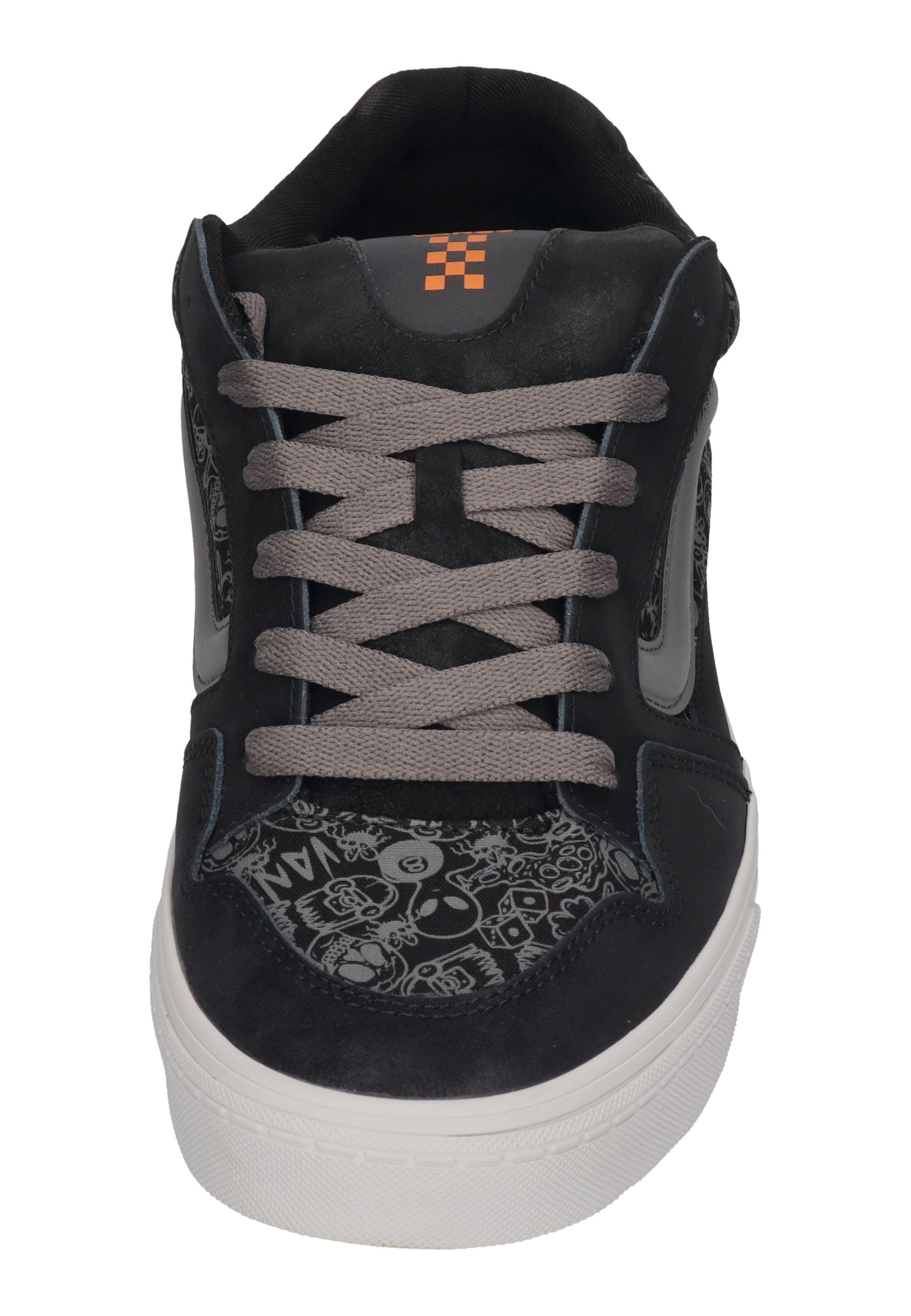 VANS Herren Sneakers CALDRONE Skate Doodle black orange