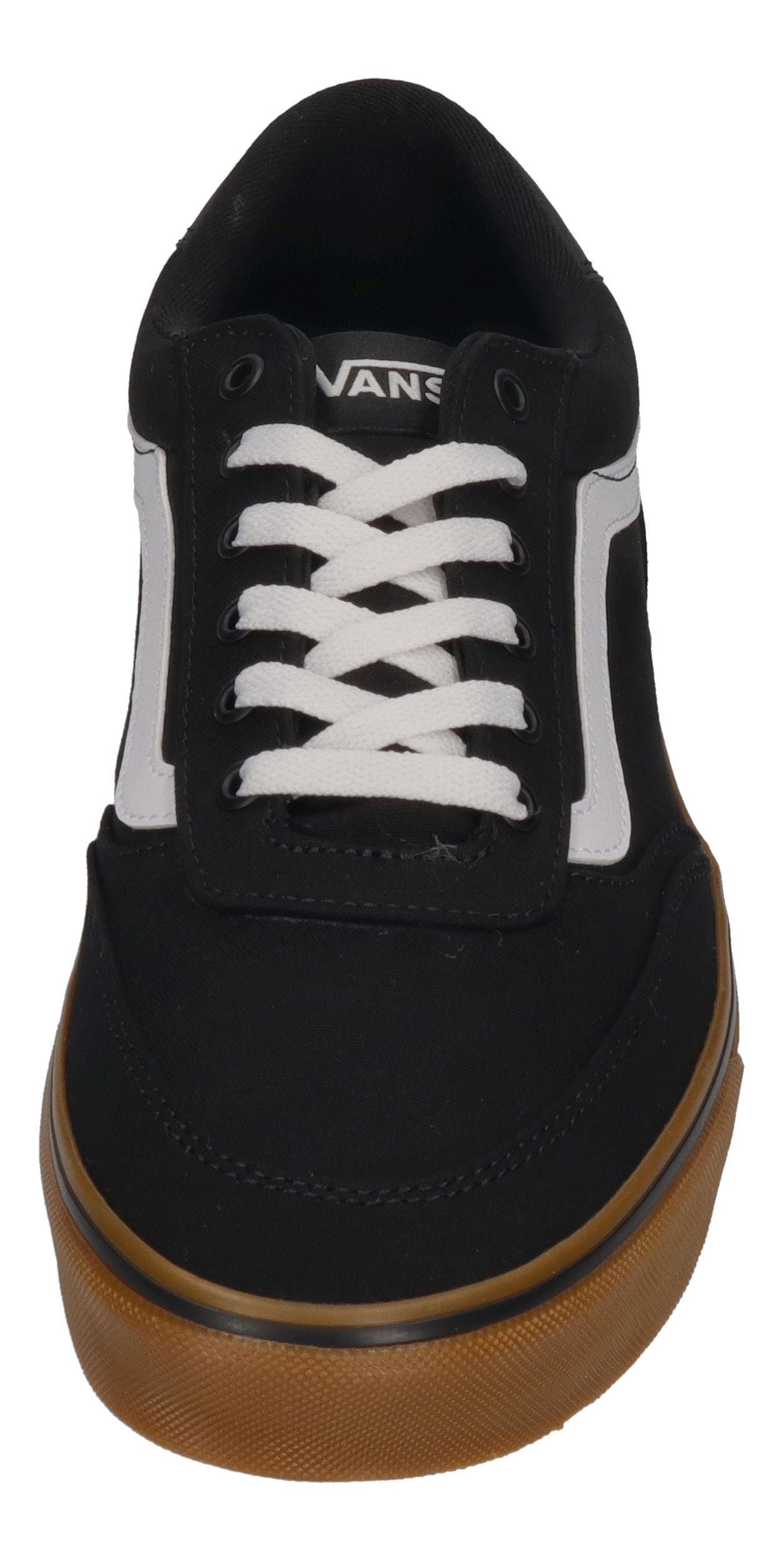VANS in Übergrößen - BROOKLYN LS Canvas - black/gum