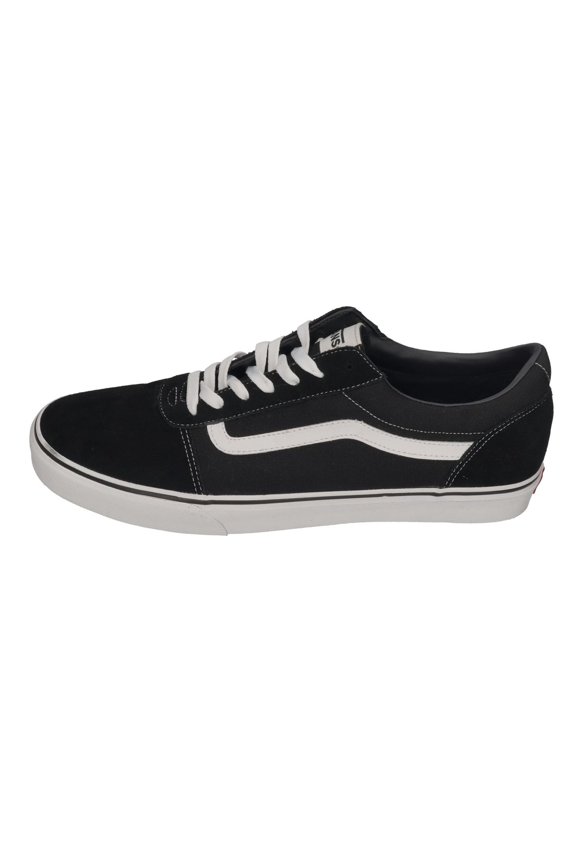 VANS in Übergrößen - WARD (Suede Canvas) black white