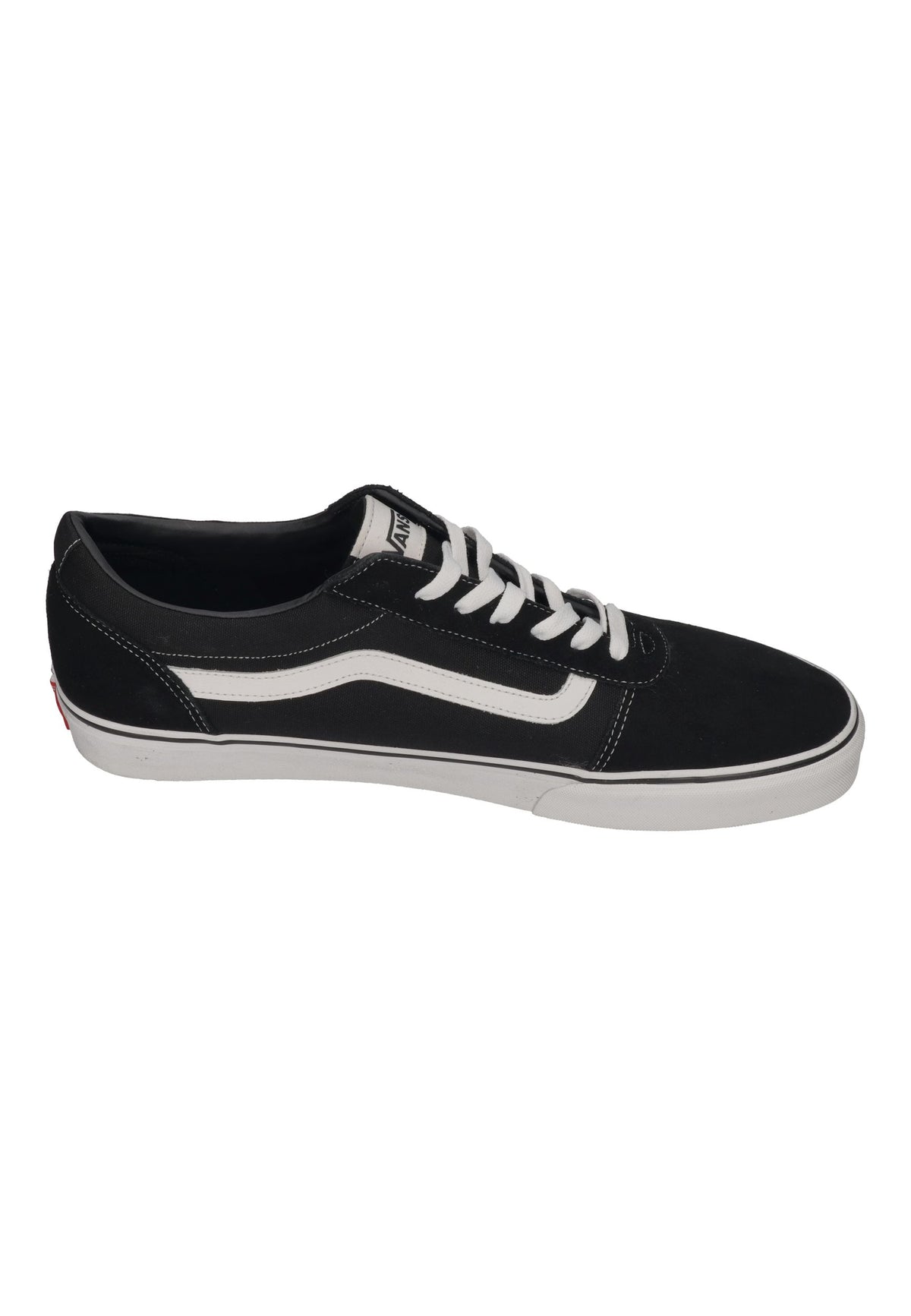 VANS in Übergrößen - WARD (Suede Canvas) black white