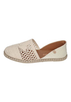 VERBENAS Damen Espadrilles CARMEN CROCHET LINO PARIS crudo