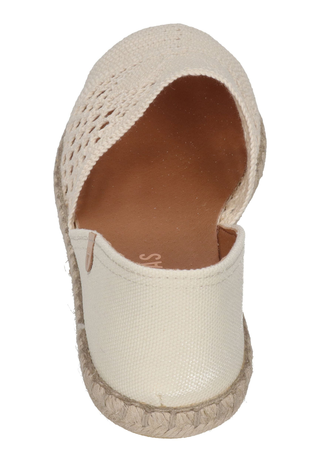 VERBENAS Damen Espadrilles CARMEN CROCHET LINO PARIS crudo