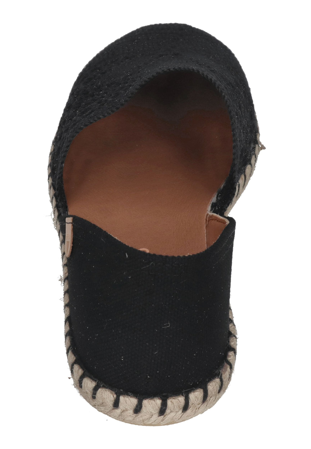 VERBENAS Damen Espadrilles CARMEN CROCHET LINO PARIS - negro