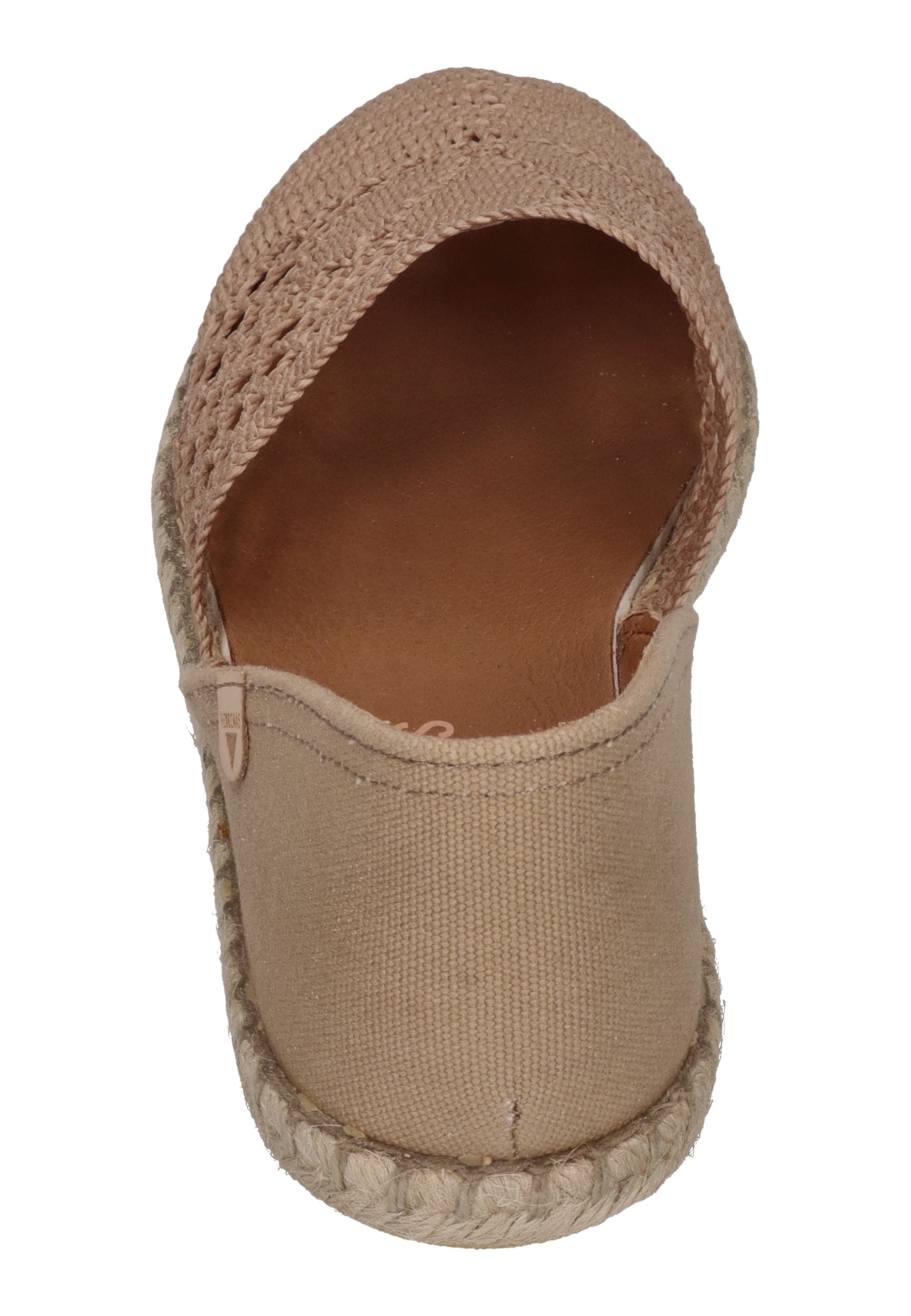 VERBENAS Damen Espadrilles CARMEN CROCHET LINO PARIS piedra