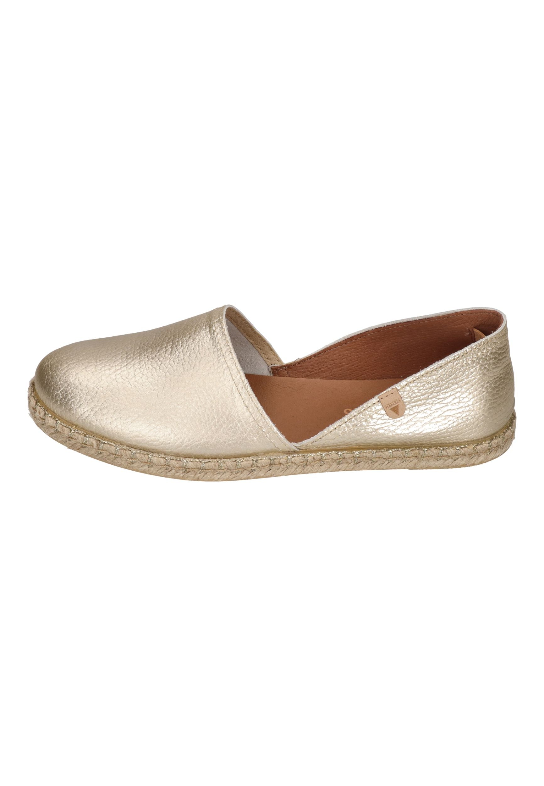 VERBENAS Damen Espadrilles CARMEN nucleo metal gal oro
