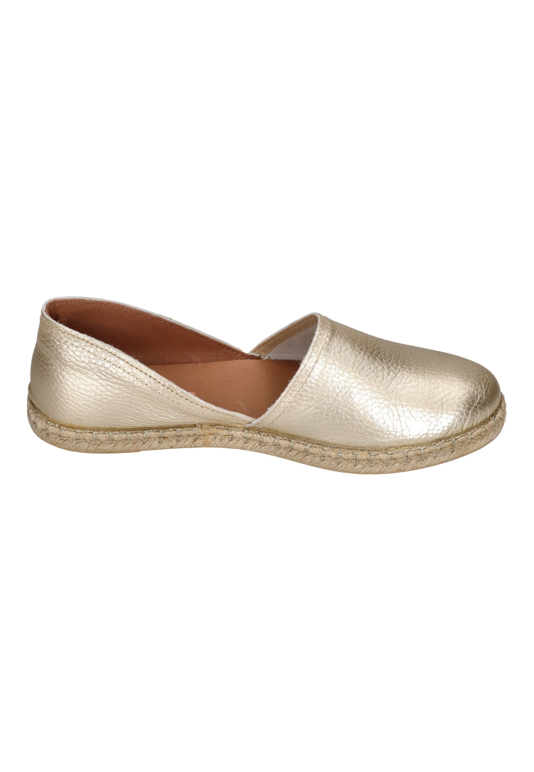 VERBENAS Damen Espadrilles CARMEN nucleo metal gal oro