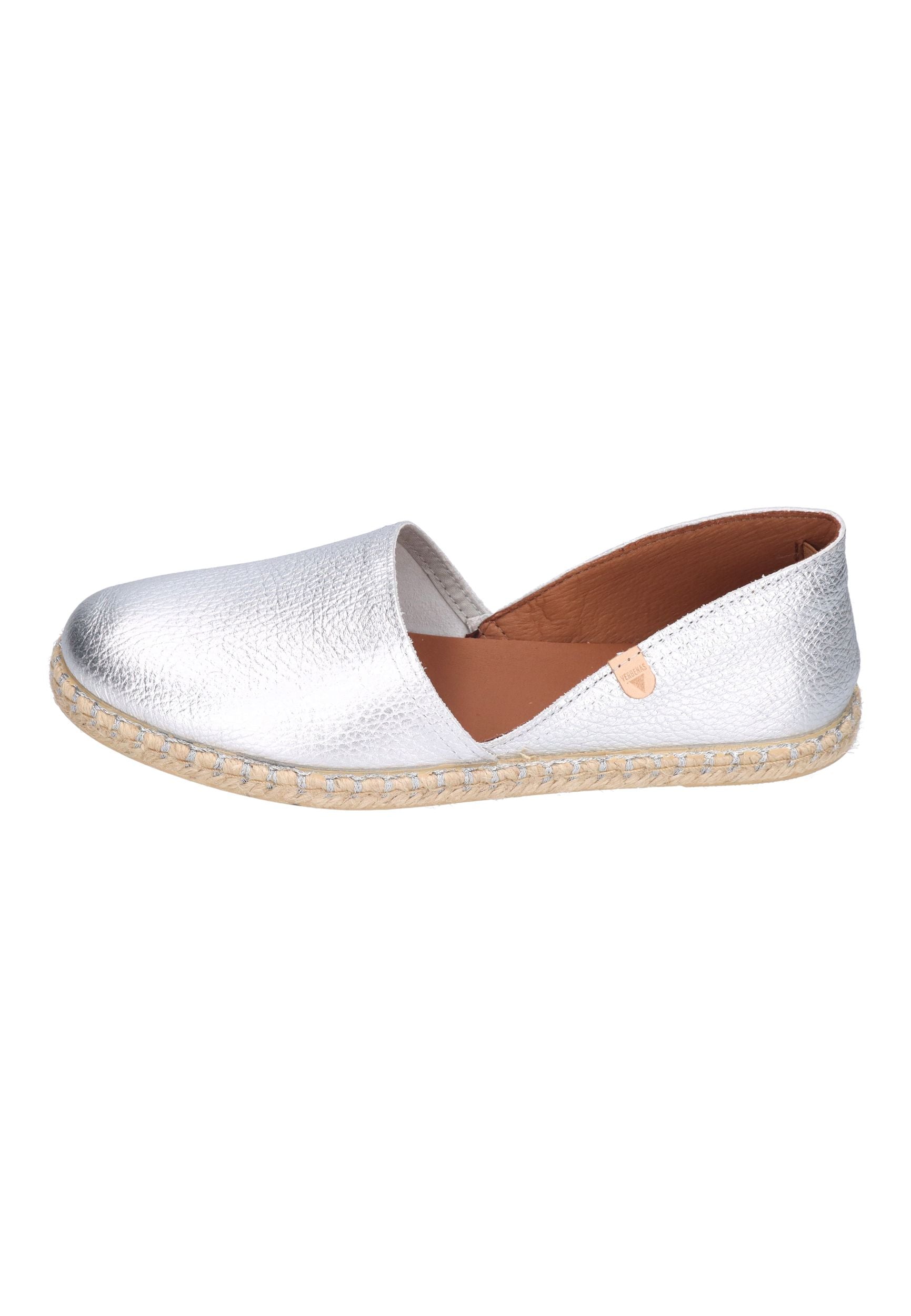 VERBENAS Damen Espadrilles CARMEN nucleo metal gal plata