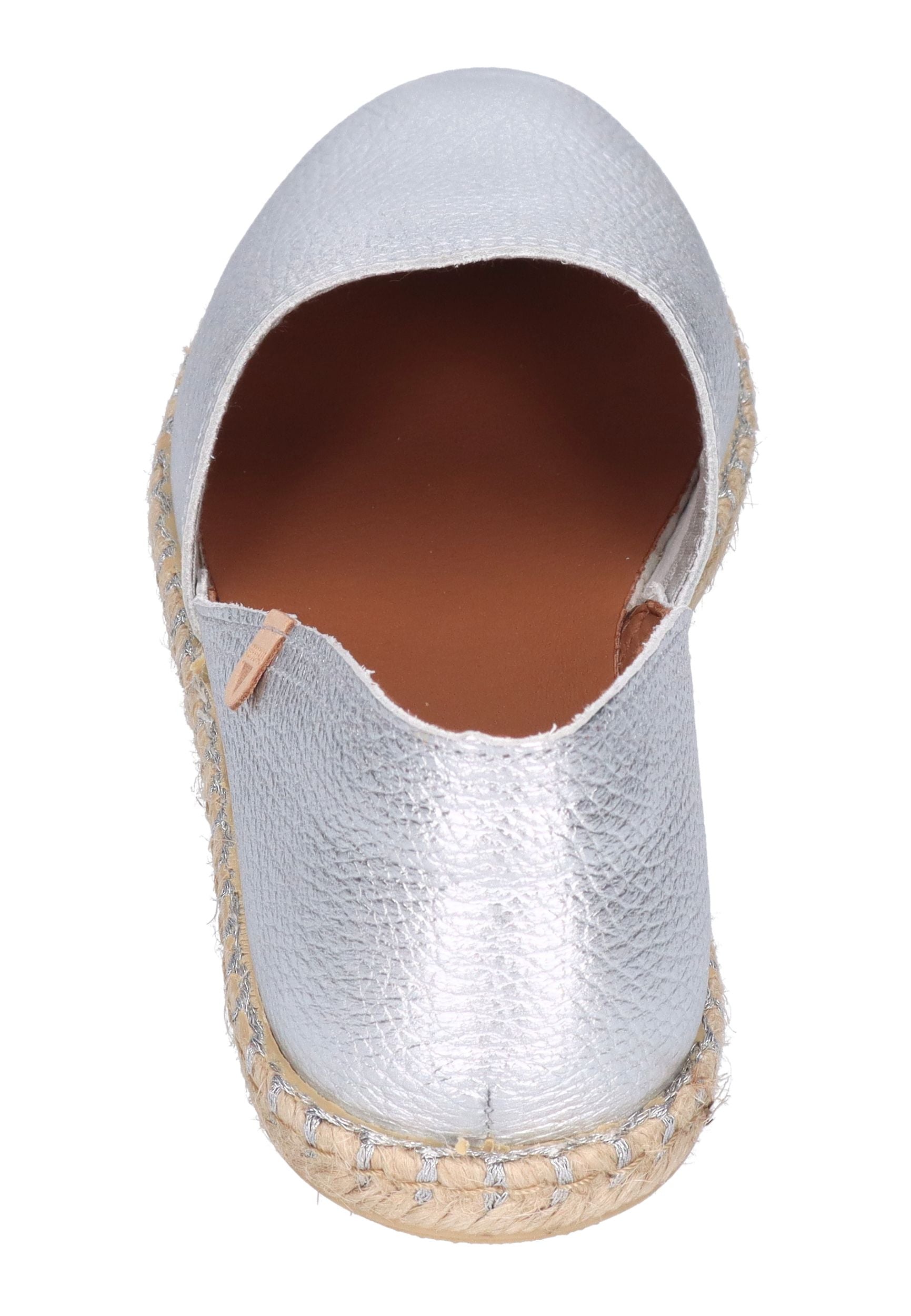 VERBENAS Damen Espadrilles CARMEN nucleo metal gal plata