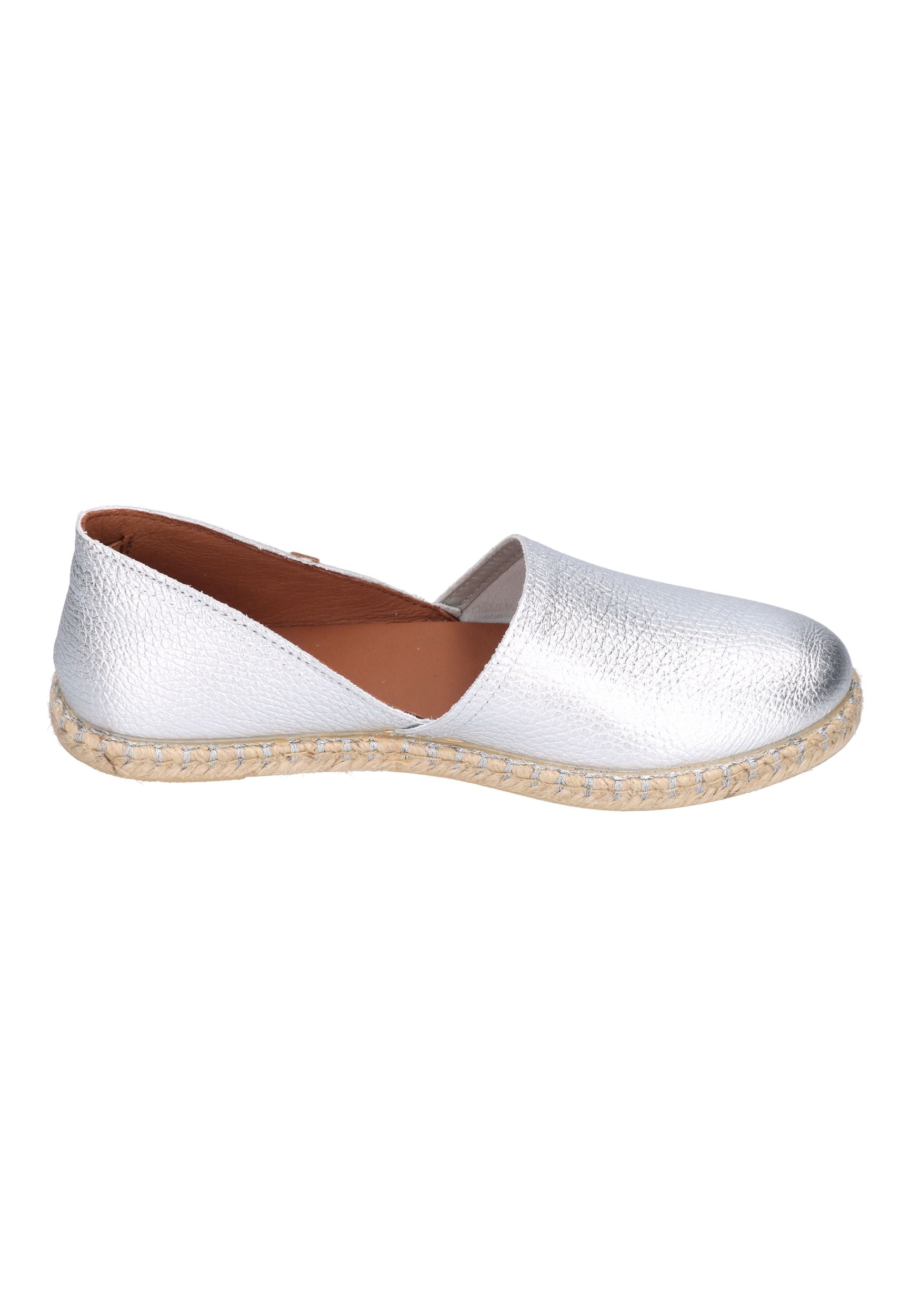 VERBENAS Damen Espadrilles CARMEN nucleo metal gal plata