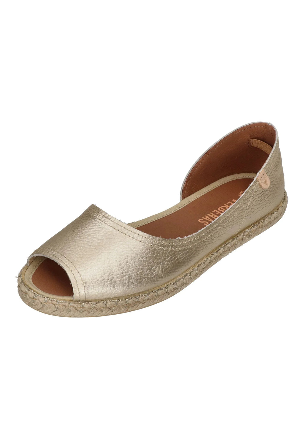 VERBENAS Damen Espadrilles CRUZ nucleo metal gal oro