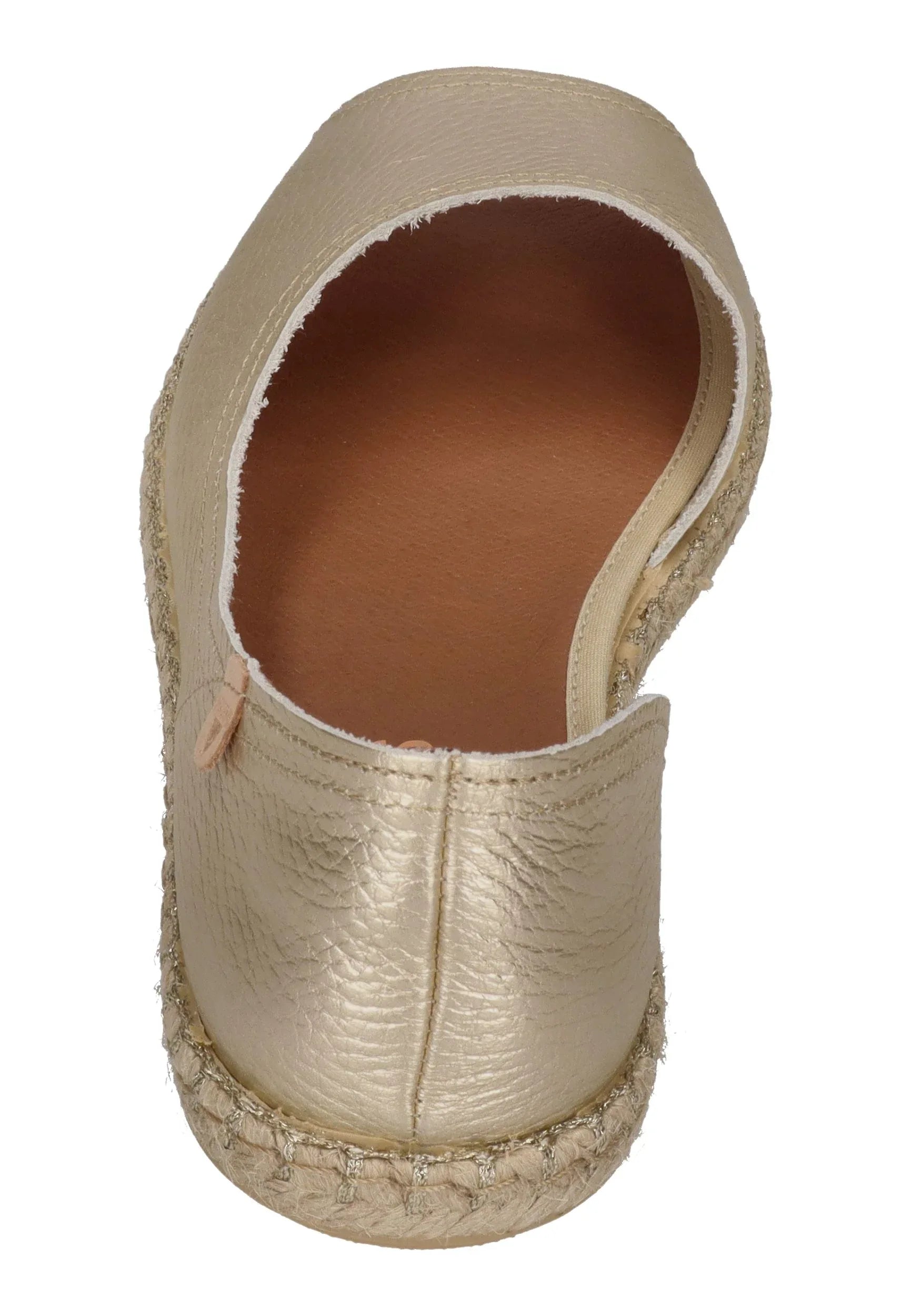 VERBENAS Damen Espadrilles CRUZ nucleo metal gal oro