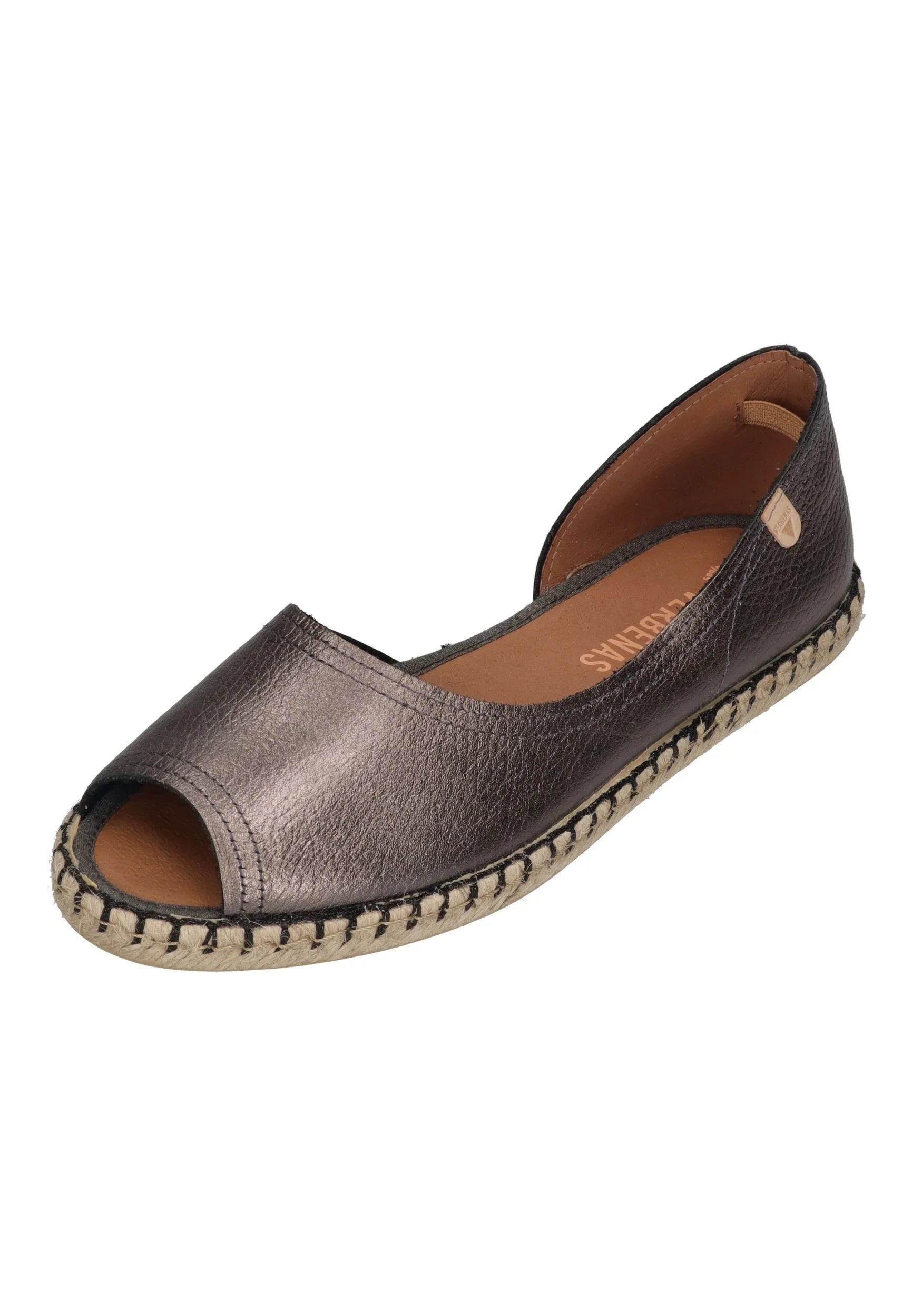 VERBENAS Damen Espadrilles CRUZ nucleo metal gal plomo