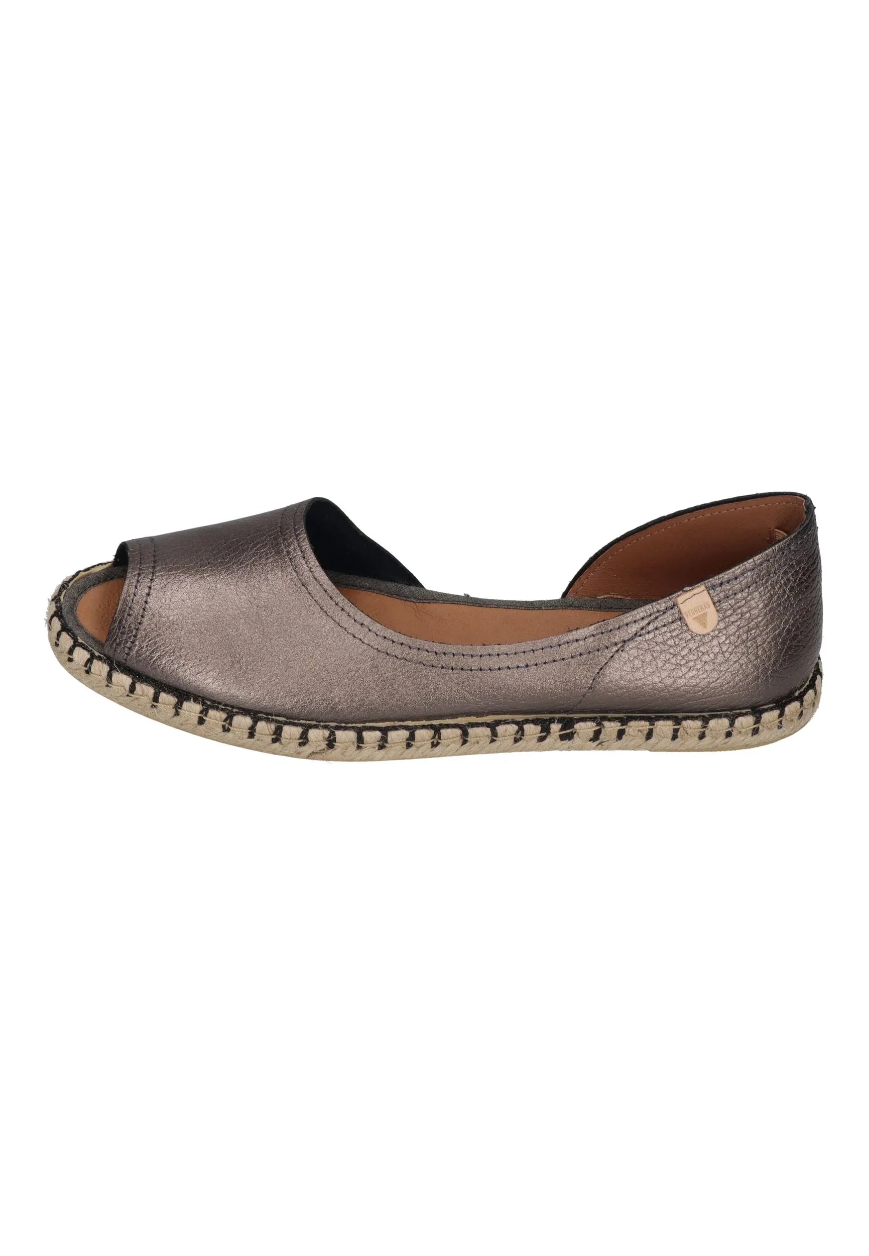 VERBENAS Damen Espadrilles CRUZ nucleo metal gal plomo