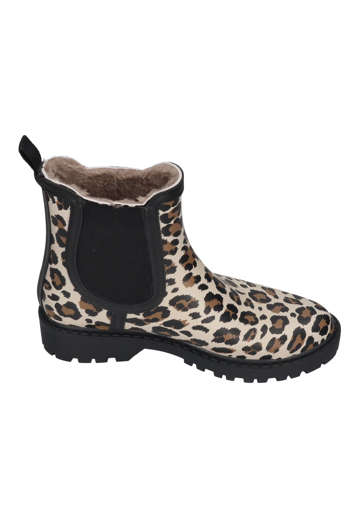 VERBENAS Damen Gummistiefel GAUDI FUR SMOOTH ANIMAL crudo leo