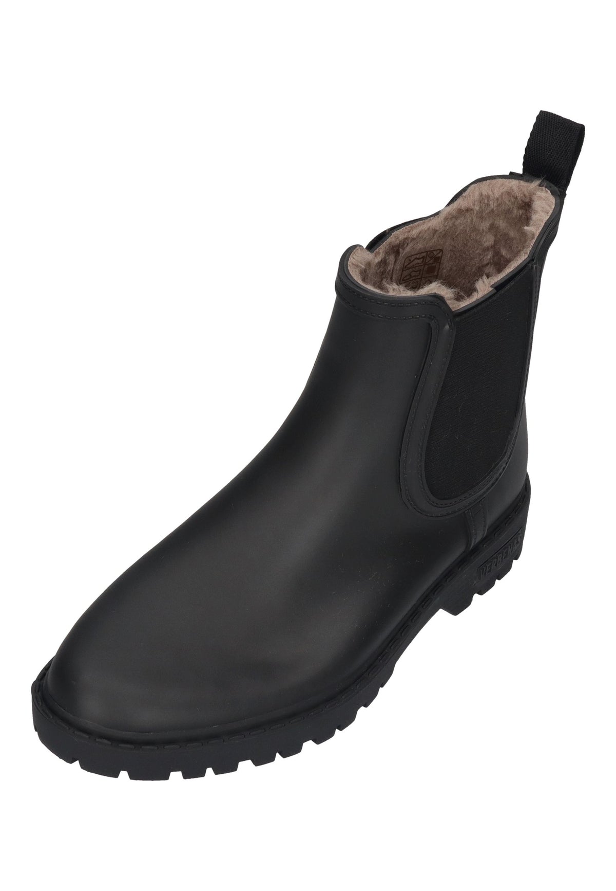 VERBENAS Damen Gummistiefel - GAUDI FUR SMOOTH - black black