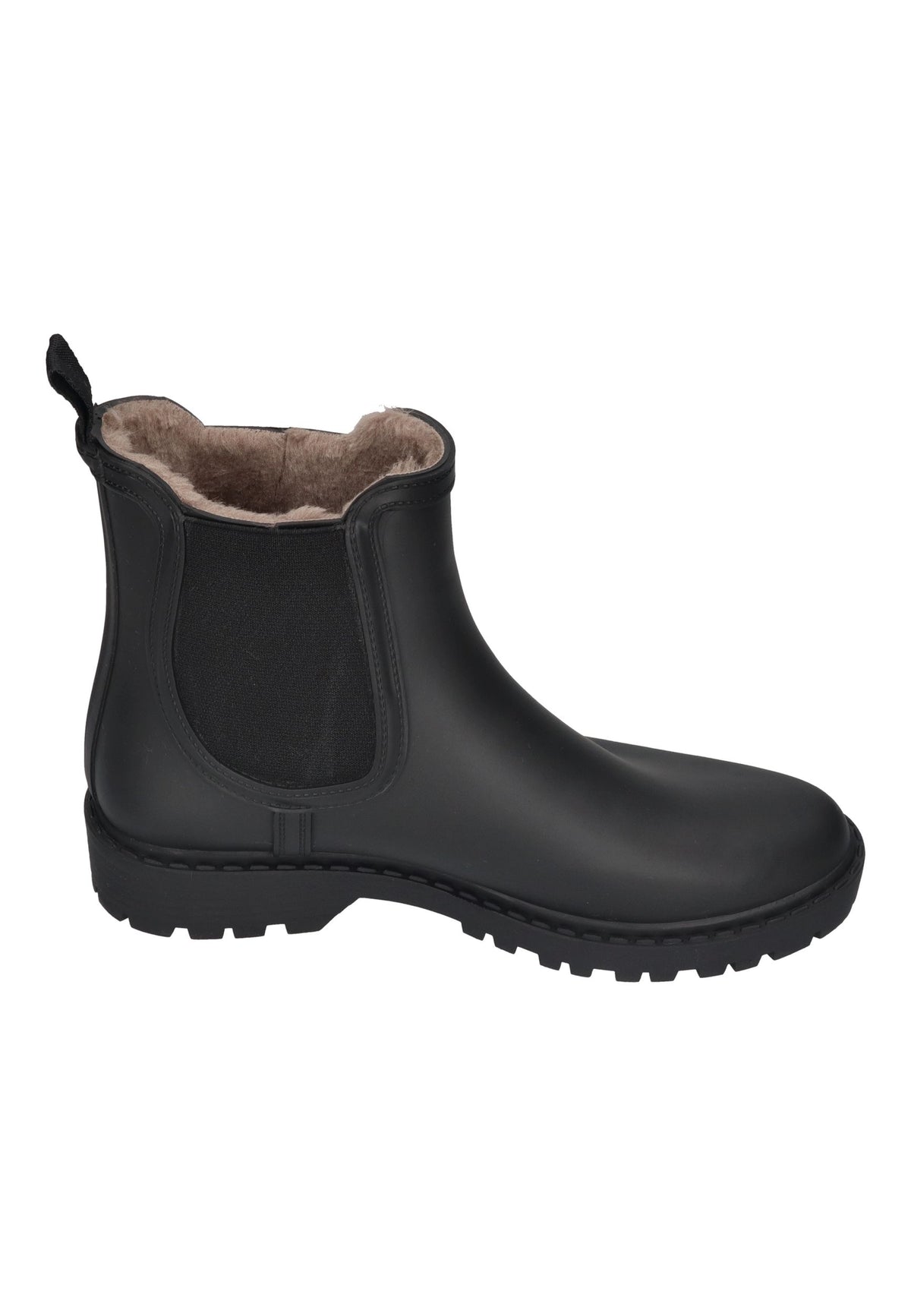 VERBENAS Damen Gummistiefel - GAUDI FUR SMOOTH - black black
