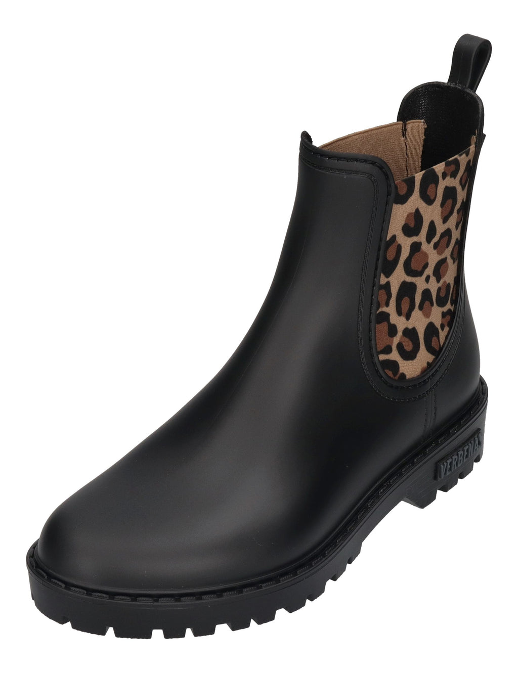 VERBENAS Damen Gummistiefel GAUDI MATE ANIMAL negro leopard