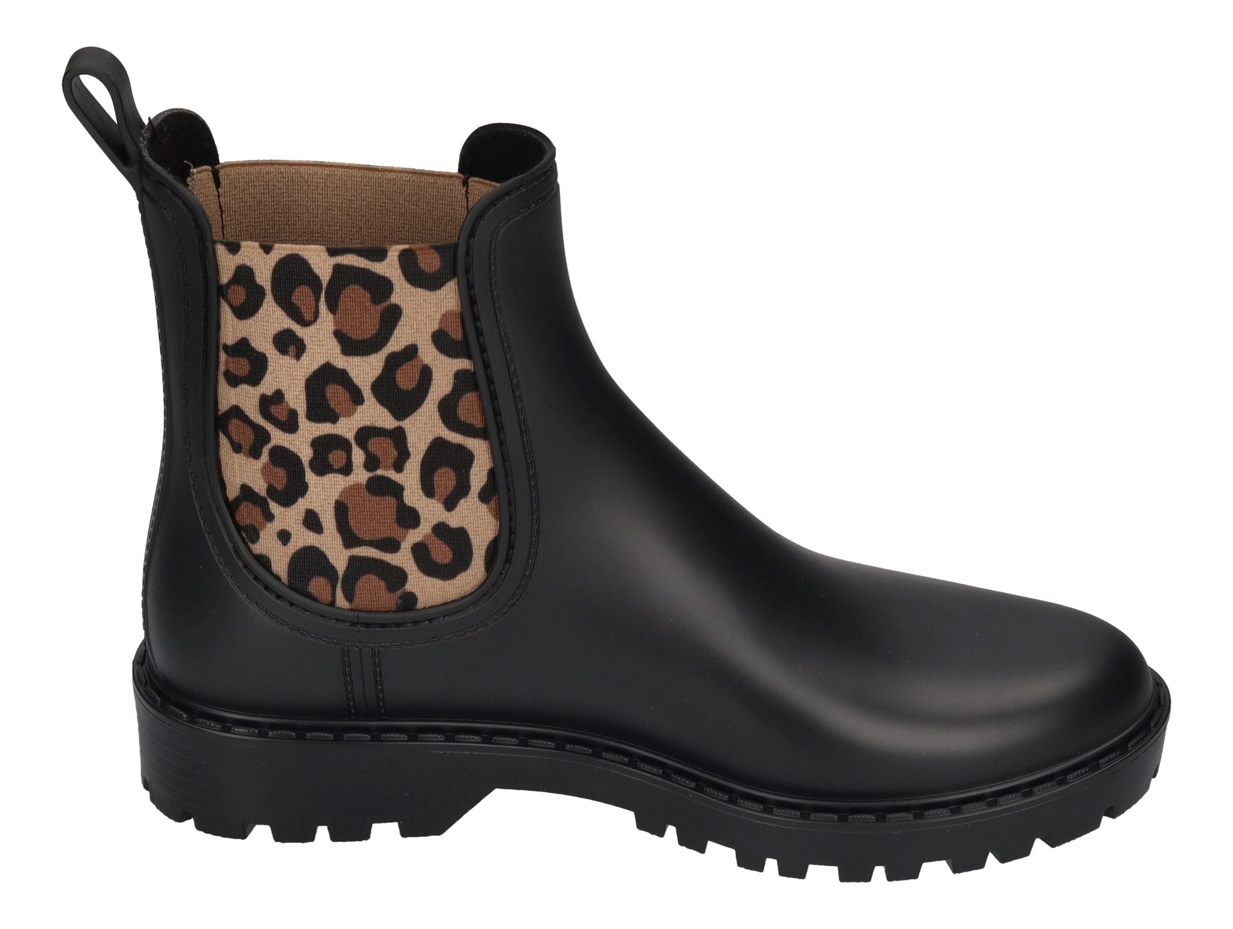 VERBENAS Damen Gummistiefel GAUDI MATE ANIMAL negro leopard