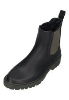 VERBENAS Damen Gummistiefel - GAUDI SMOOTH - black khaki